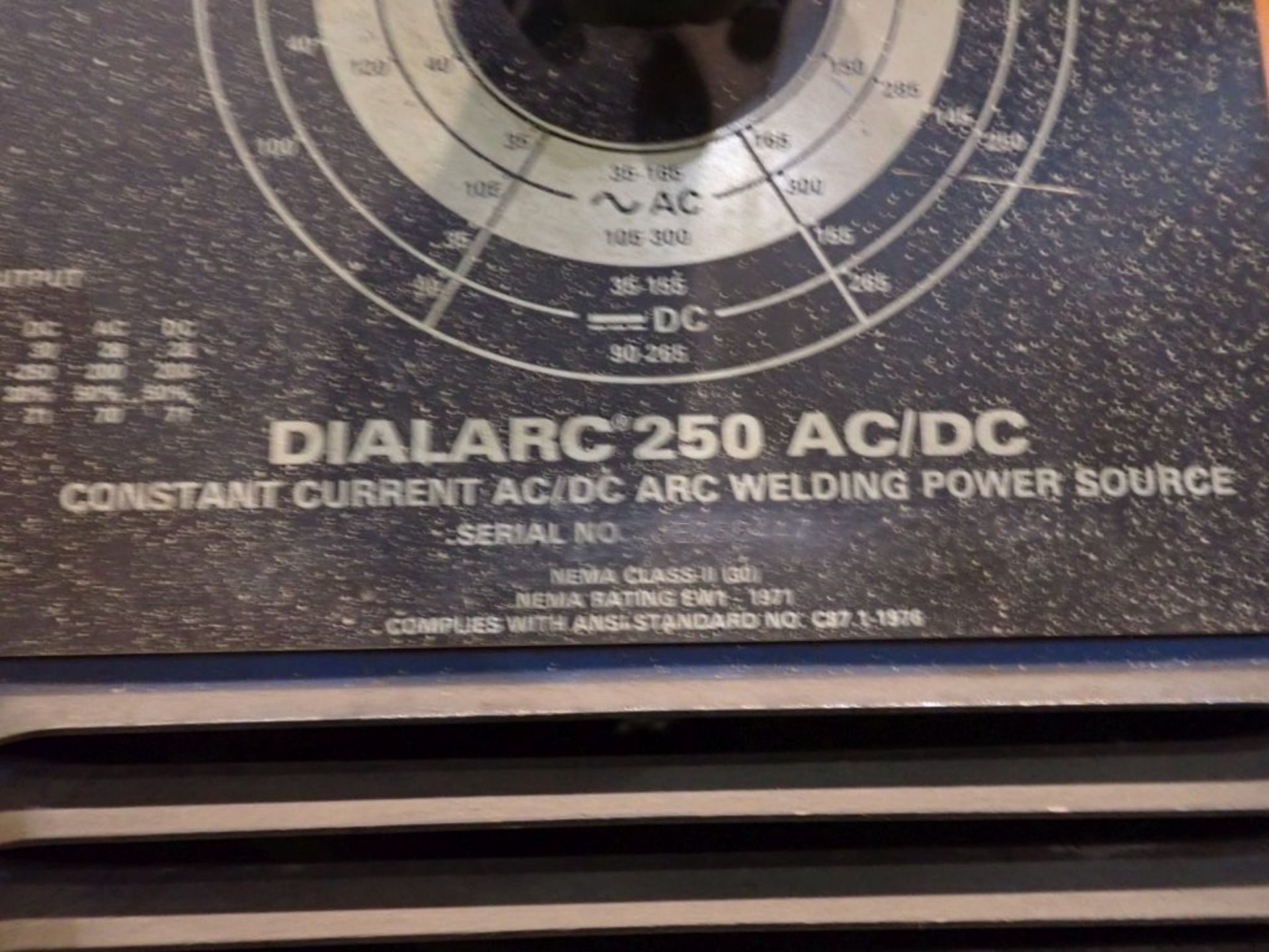 Lot of (2) Welders and (1) Welding Power Source | (1) Dialarc 250 AC/DC, 103/90/46A, 200/230/460V, - Image 10 of 12