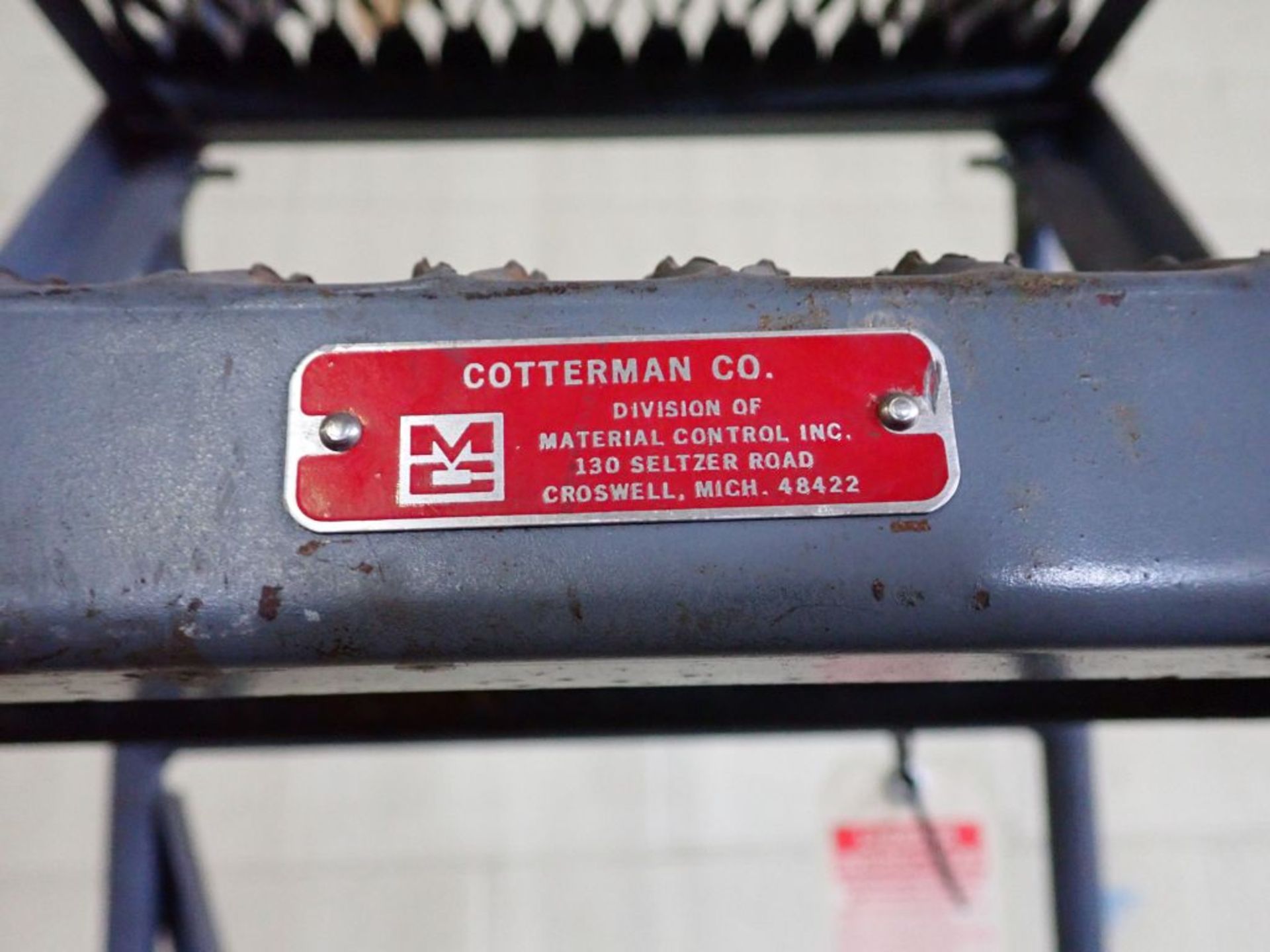 Cotterman Rolling Ladder | Platform Height: 9' - Image 5 of 5
