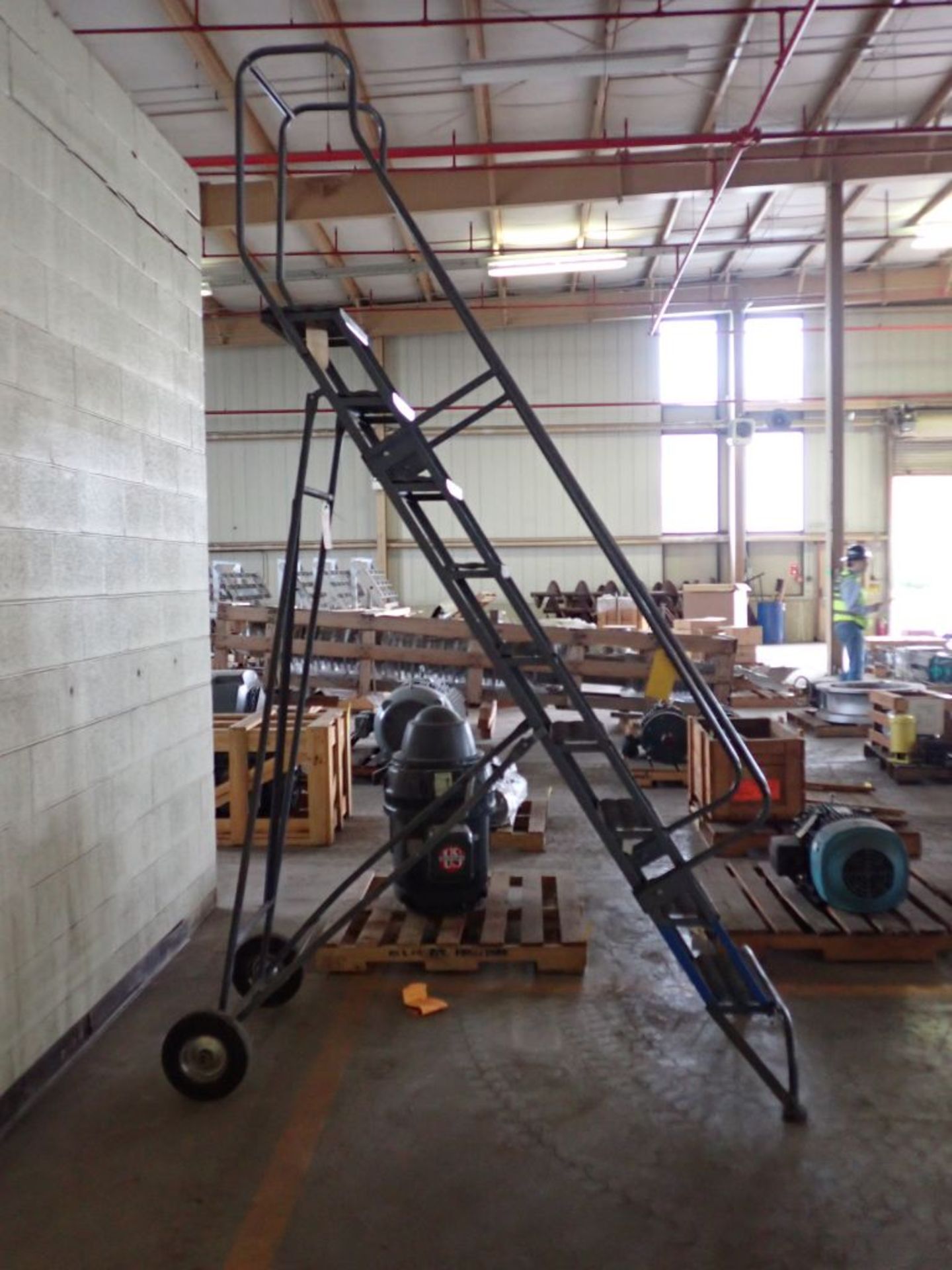 Cotterman Rolling Ladder | Platform Height: 9' - Image 2 of 5