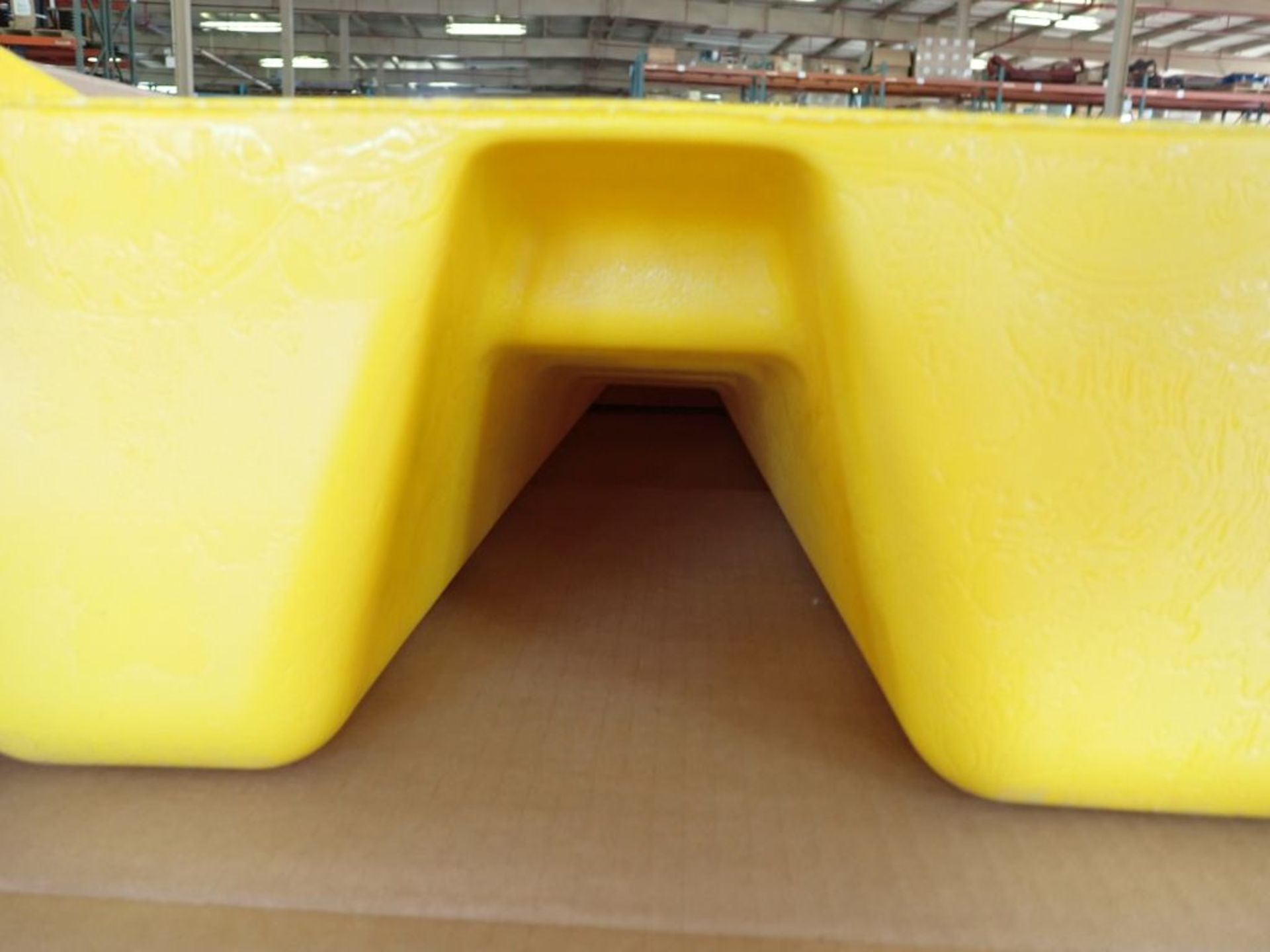 Lot of (4) Eagle Spill Containment Poly Pallet Yellow Ramps | Part No. 1689 - Image 8 of 11