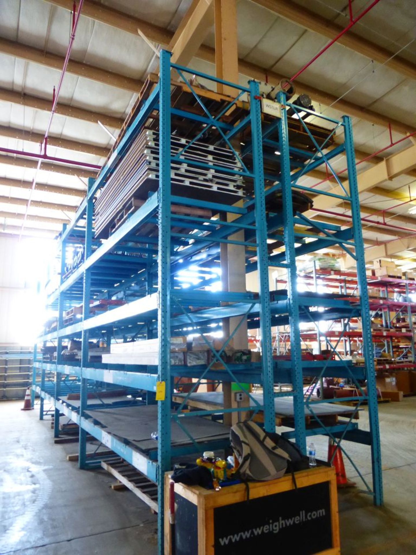 Lot of (96) Assorted Pallet Racking | (10) Uprights, 6' x 48"; (86) Crossbeams, 11' x 6"; Includes - Image 3 of 6