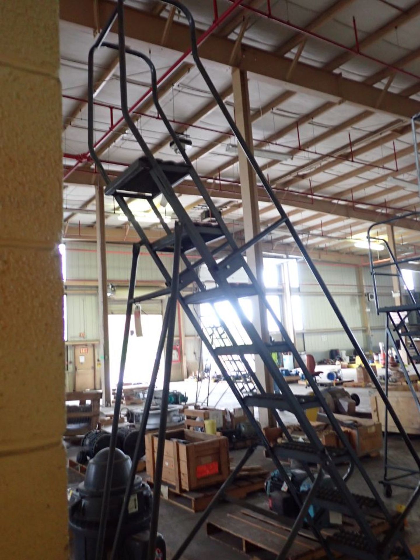 Cotterman Rolling Ladder | Platform Height: 9' - Image 3 of 5