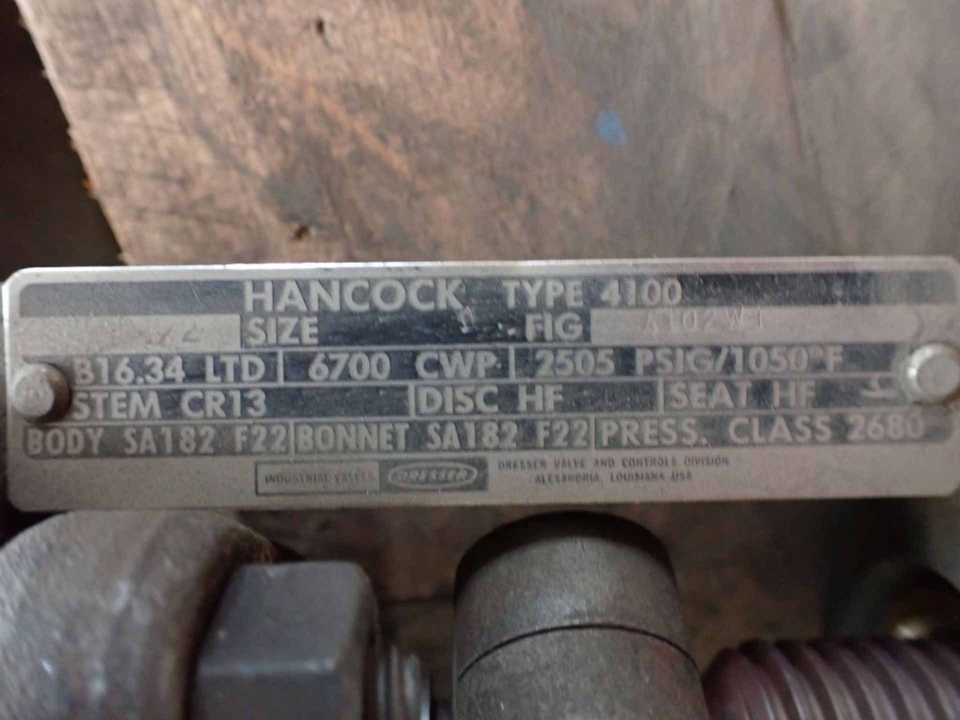 Lot of (9) Hancock Globe Valves | Part No. SA105 712801 - Image 5 of 11