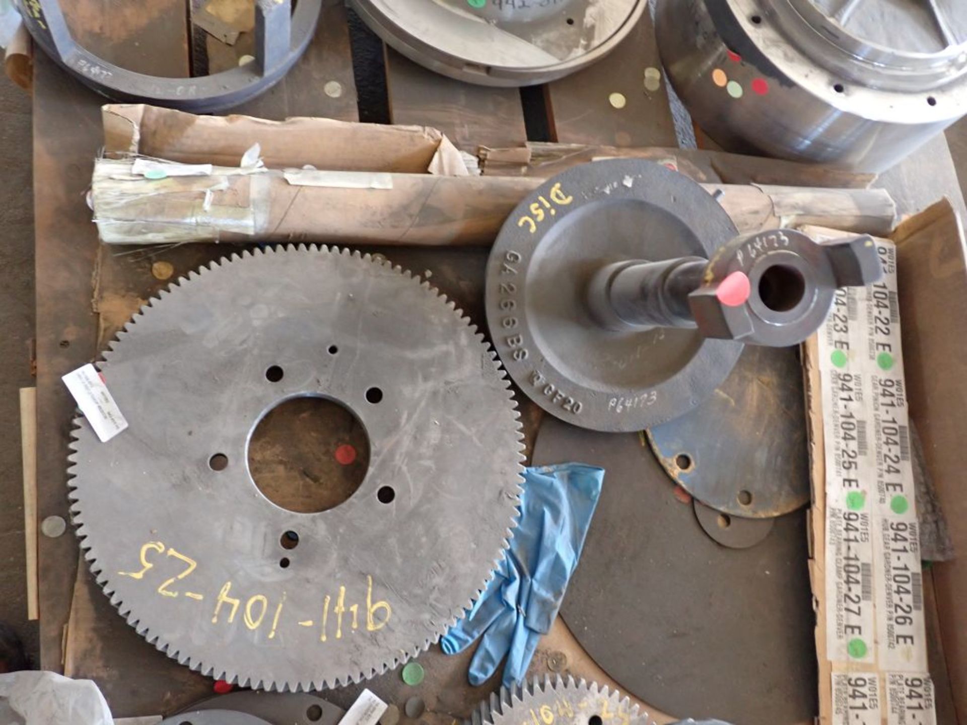 Lot of Assorted Components | Includes:; Plate Bearing Clamp; Oil Slinger; Gear Hub - Image 12 of 13