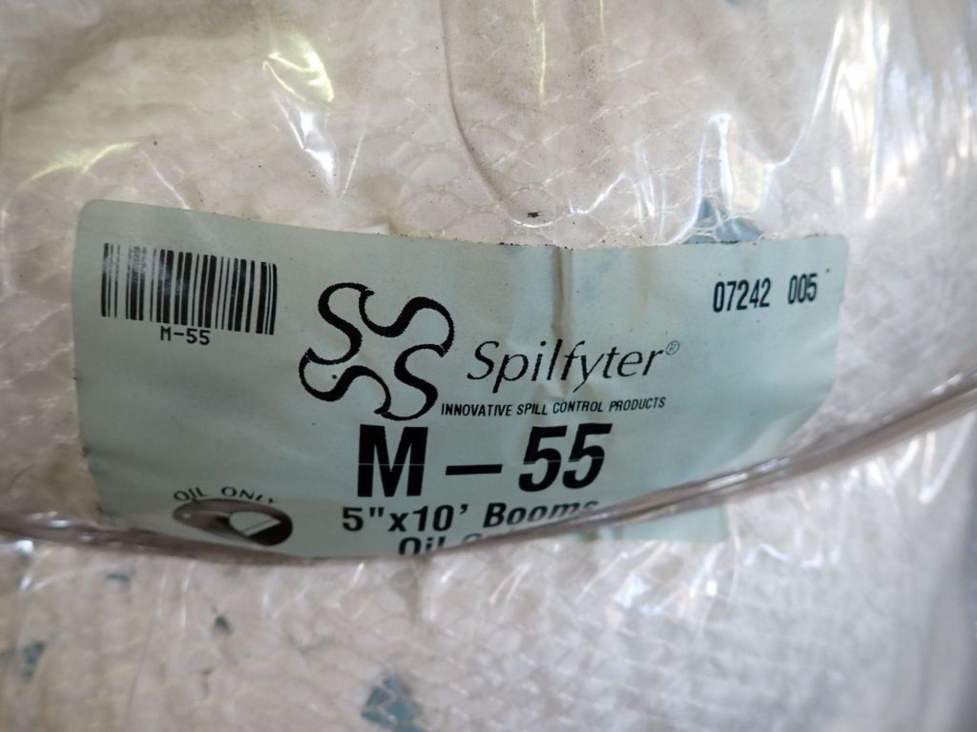 Lot of (8) Spilfyter Spill Control Products | Model No. M-55; 5" x 10' Booms Oil Only; 4/Bag - Image 9 of 10