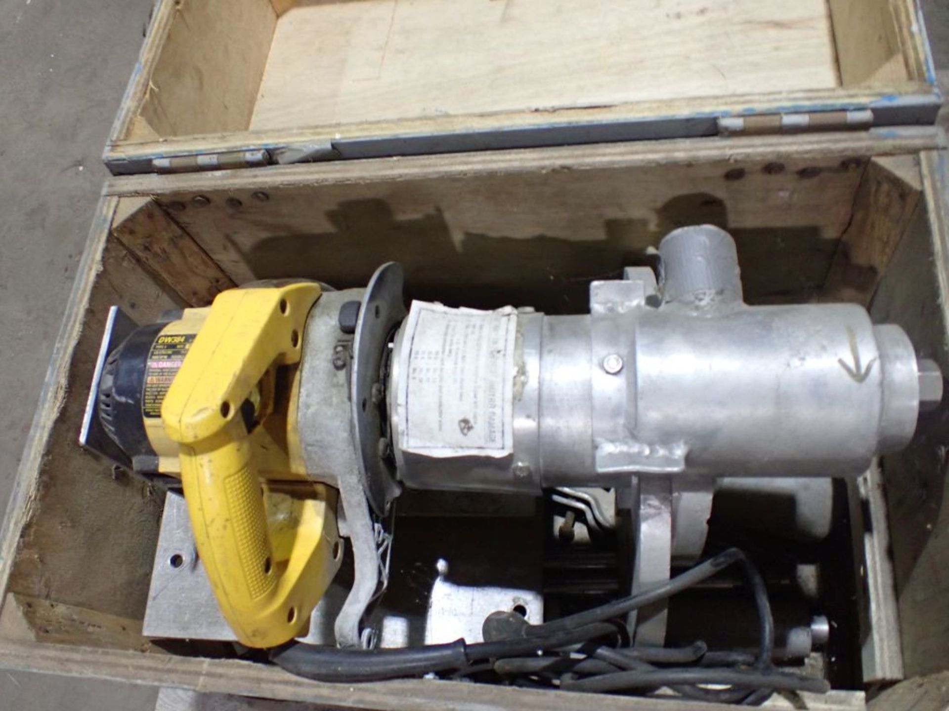 DeWalt Circular Saw Attached to Shop Made Tool | Model No. DW 384; Type: 3; 15A; 120V; 5800 RPM; - Image 4 of 7