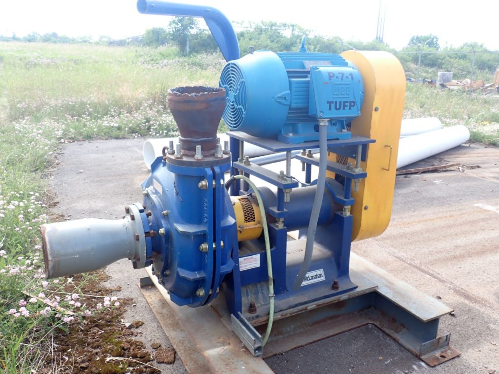 McLamaha Pump System | Model No. 012313B; Size: 6 x 5; Includes:; Weg 50 HP Motor; 230/460V; 1775 - Image 2 of 10