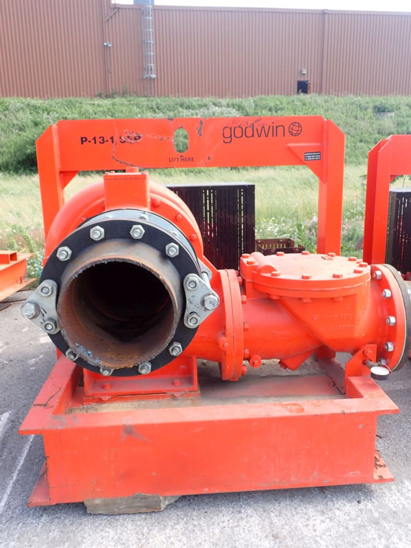 Godwin Dry Prime Pump | Type: 3D 300 M; Includes:; WEG 75 HP Motor, Model No. TE1BFOXON; 75 HP; - Image 2 of 11