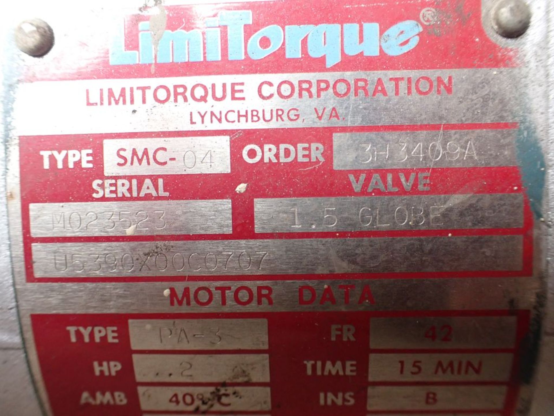 Lot of (4) Limitorque Corp Valves | Type: SMC-04 - Image 6 of 19