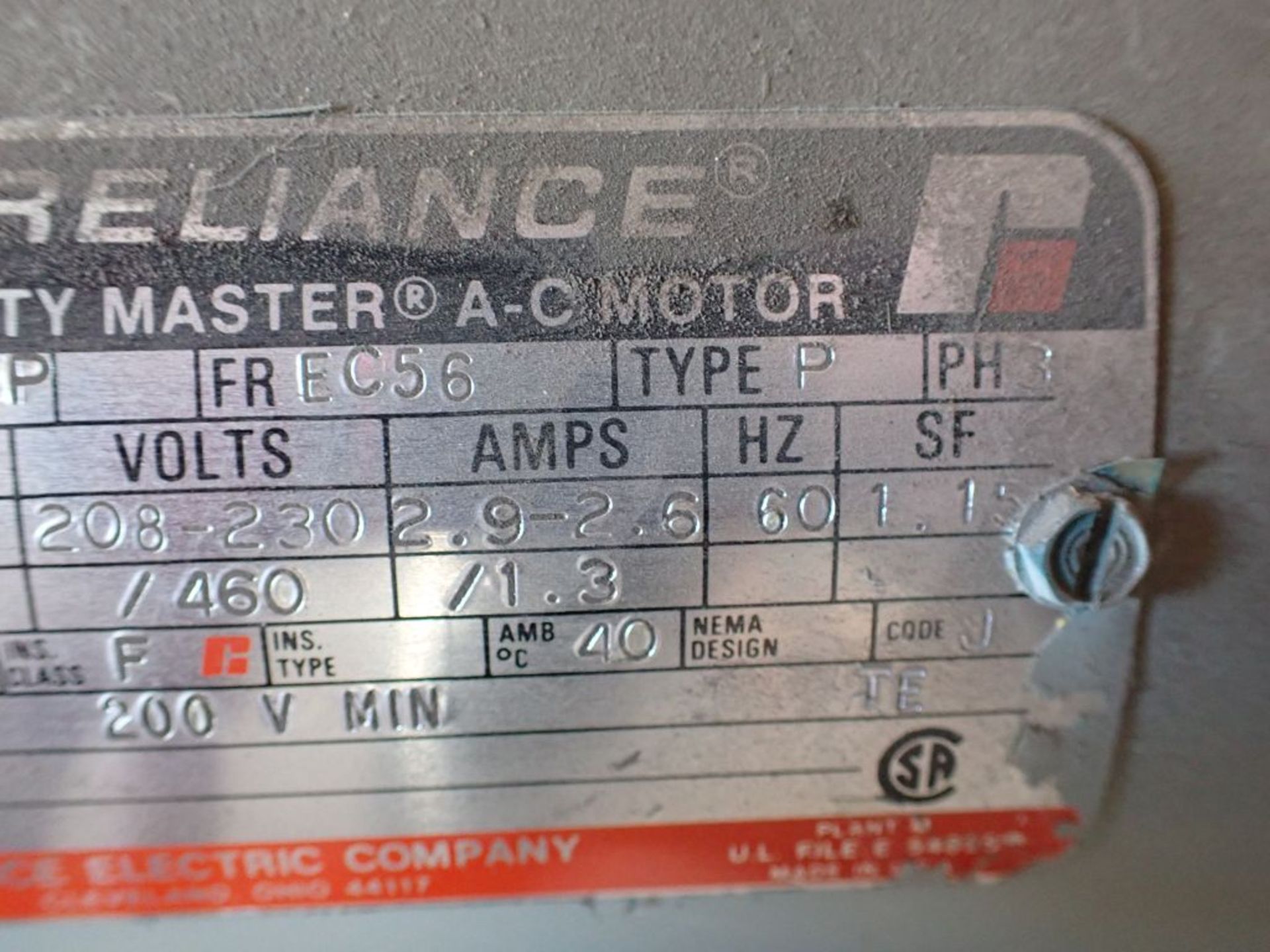 Lot of (1) Pump and (1) Motor | (1) Proporitoreers Propsuperb Metering Pump, Model No. 1721-62-9517; - Image 10 of 10