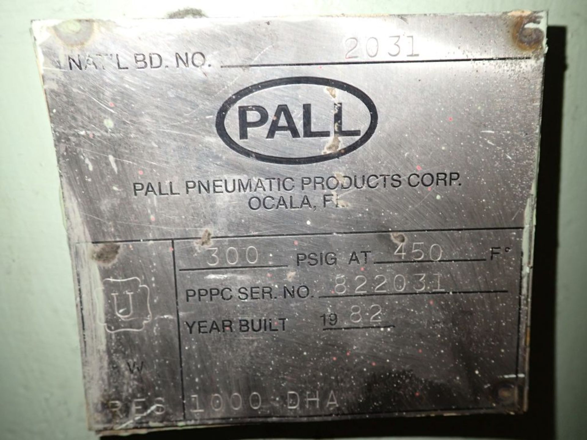 Lot of Pall Air Dryers | Model No. T1000DHA4-6HD 32000-251, 120V, 125 PSIG, 100 Degrees - Image 6 of 15