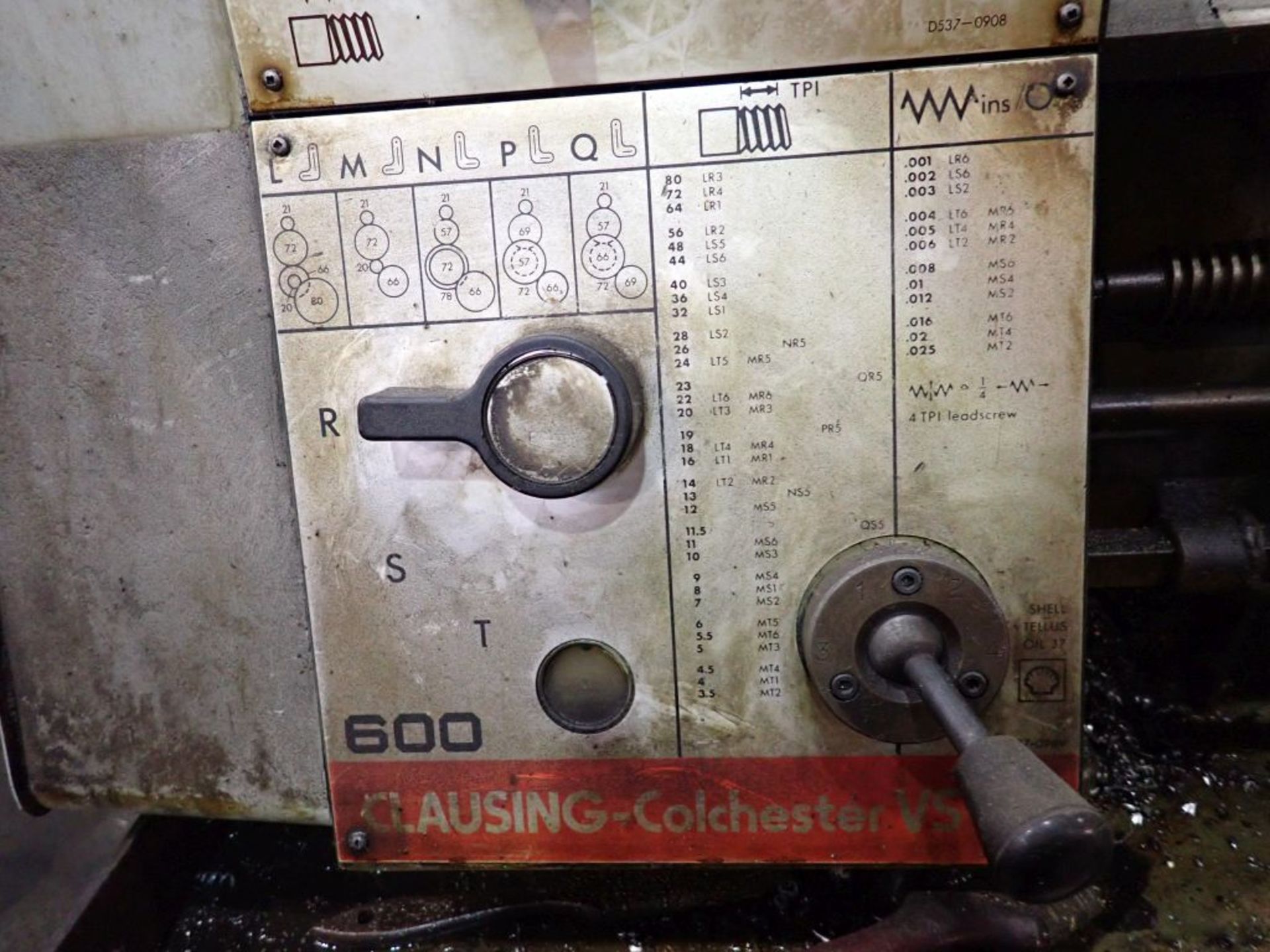 Clausing Colchestor VS12 12" x 36" Lathe w/ Tooling | 12" Swing; 3-Jaw & 4-Jaw Chucks; 5-C Collet - Image 8 of 20