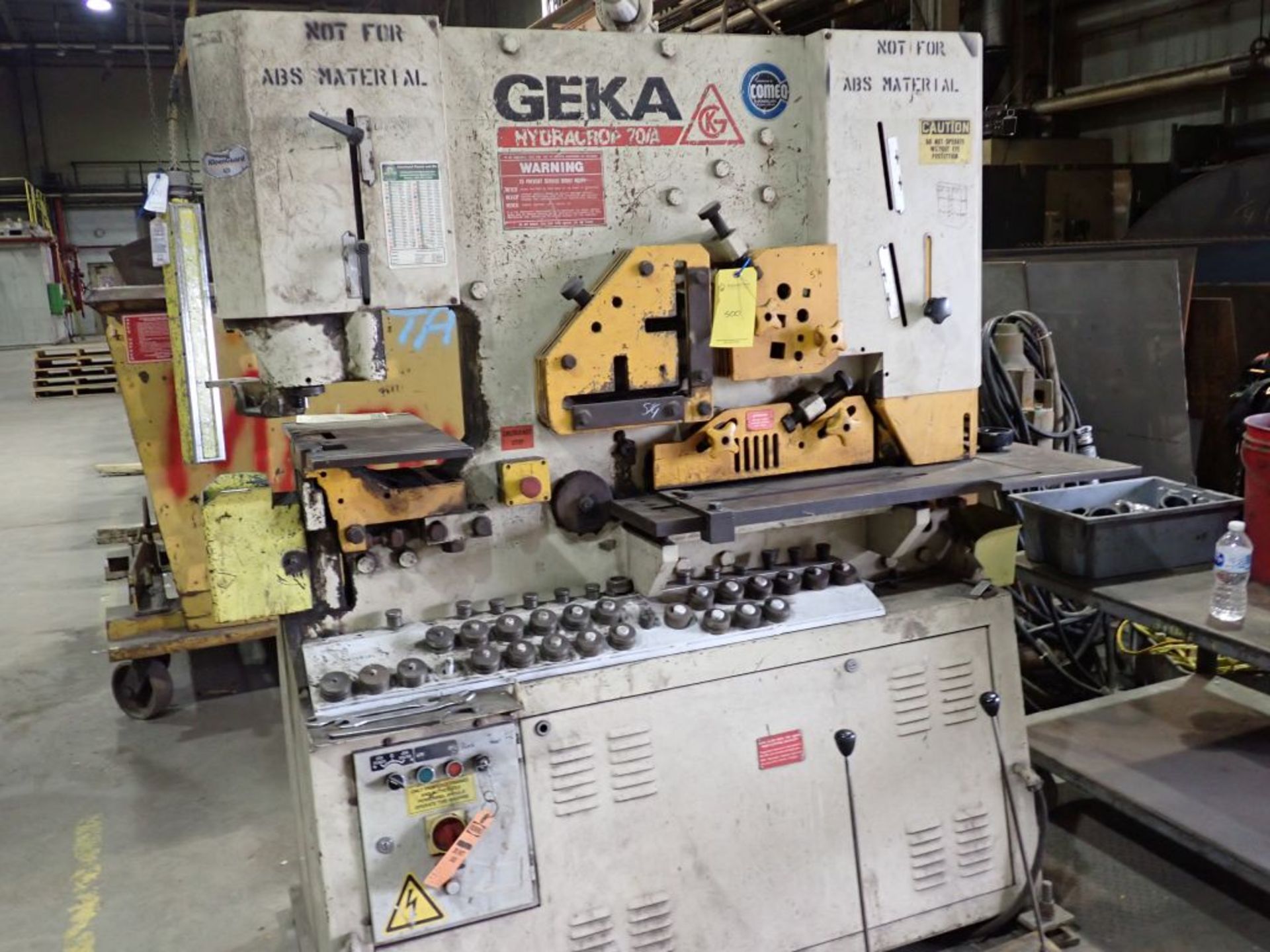 Geka 70-Ton Ironworker | Model No. HYD-70; Includes Owner Manual