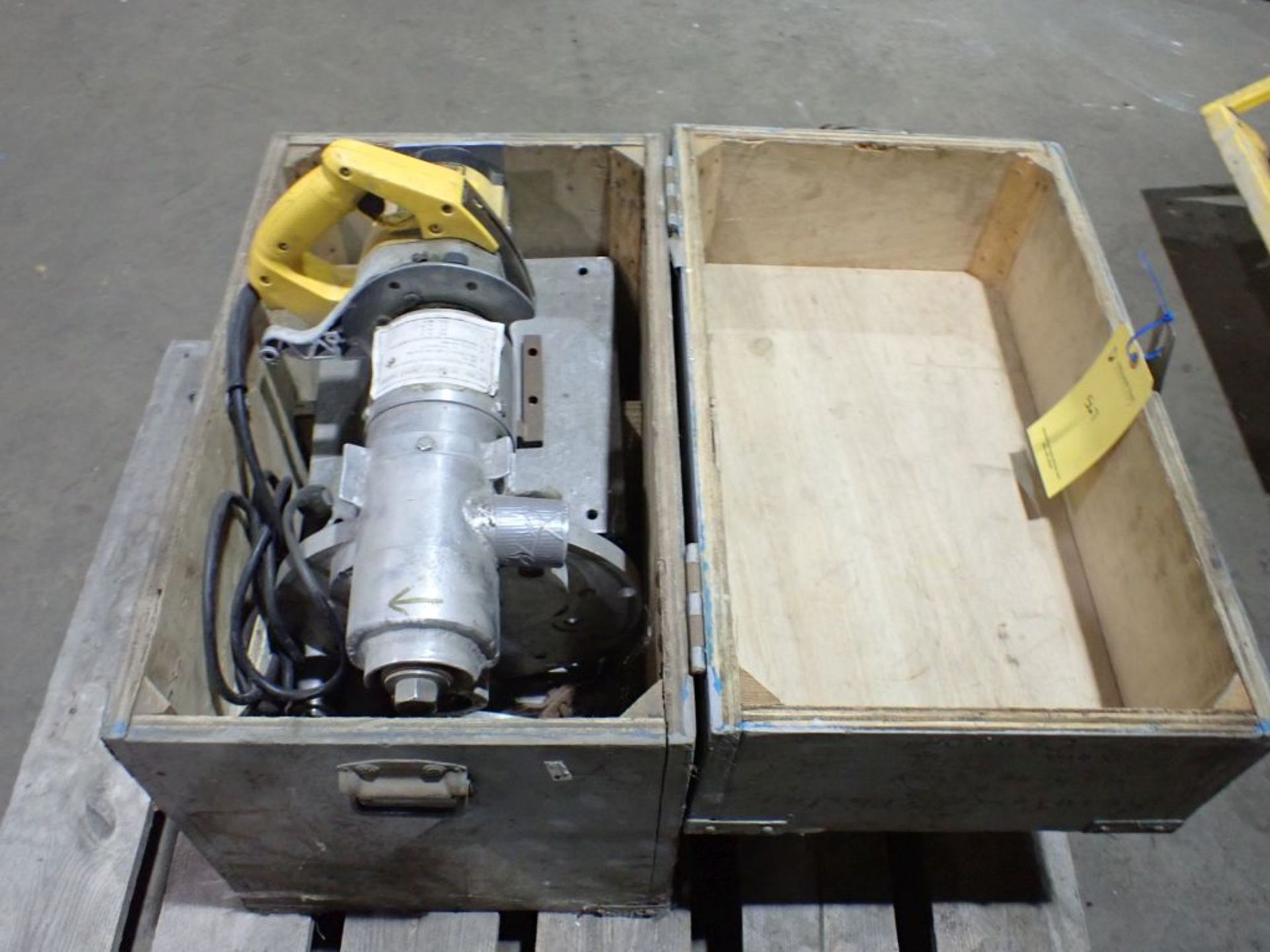 DeWalt Circular Saw Attached to Shop Made Tool | Model No. DW 384; Type: 3; 15A; 120V; 5800 RPM; - Image 3 of 7