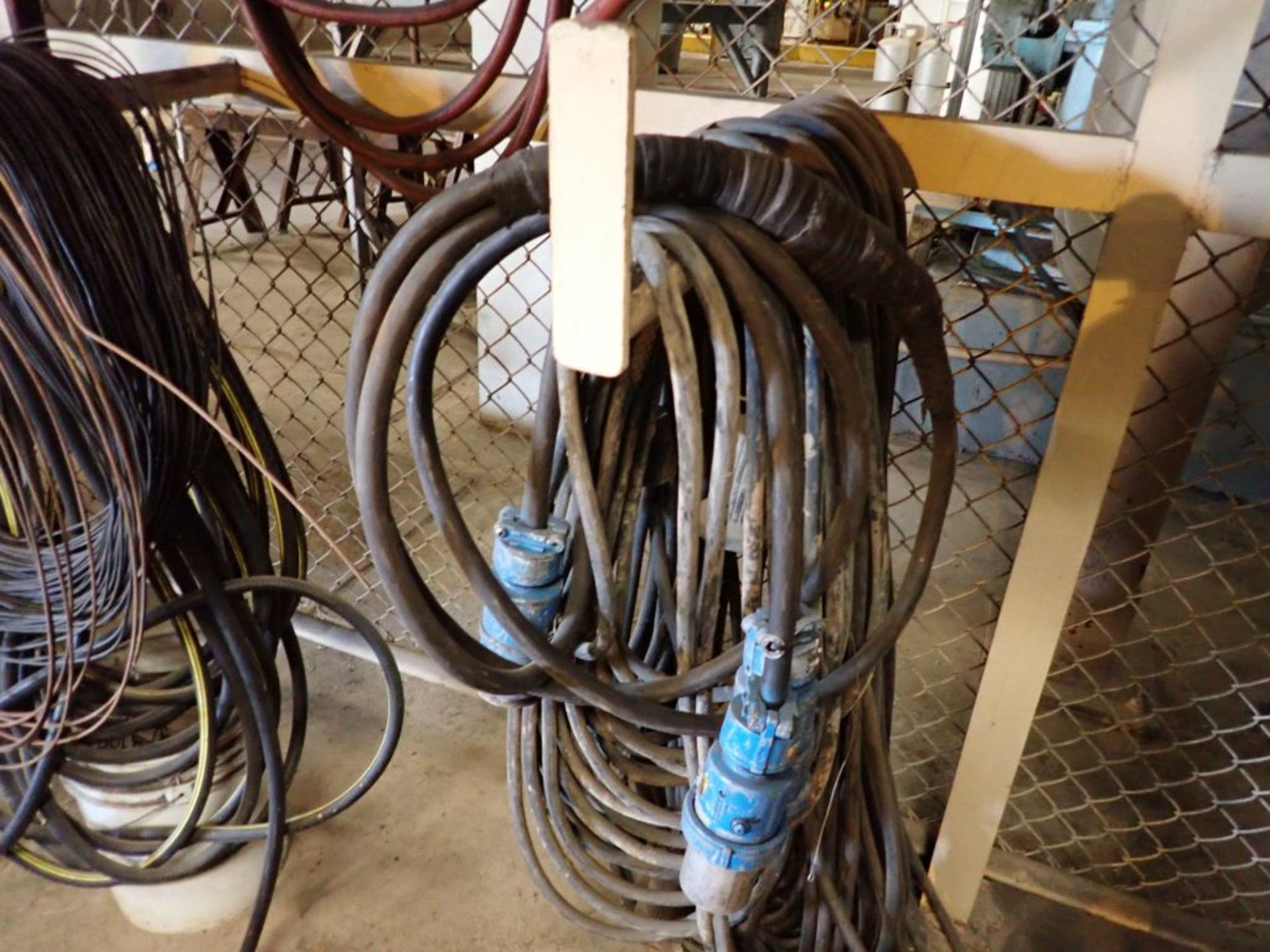 Lot of Assorted Hanging Components | Includes:; Hose; Steel Lifting Cable; Rope - Image 11 of 18