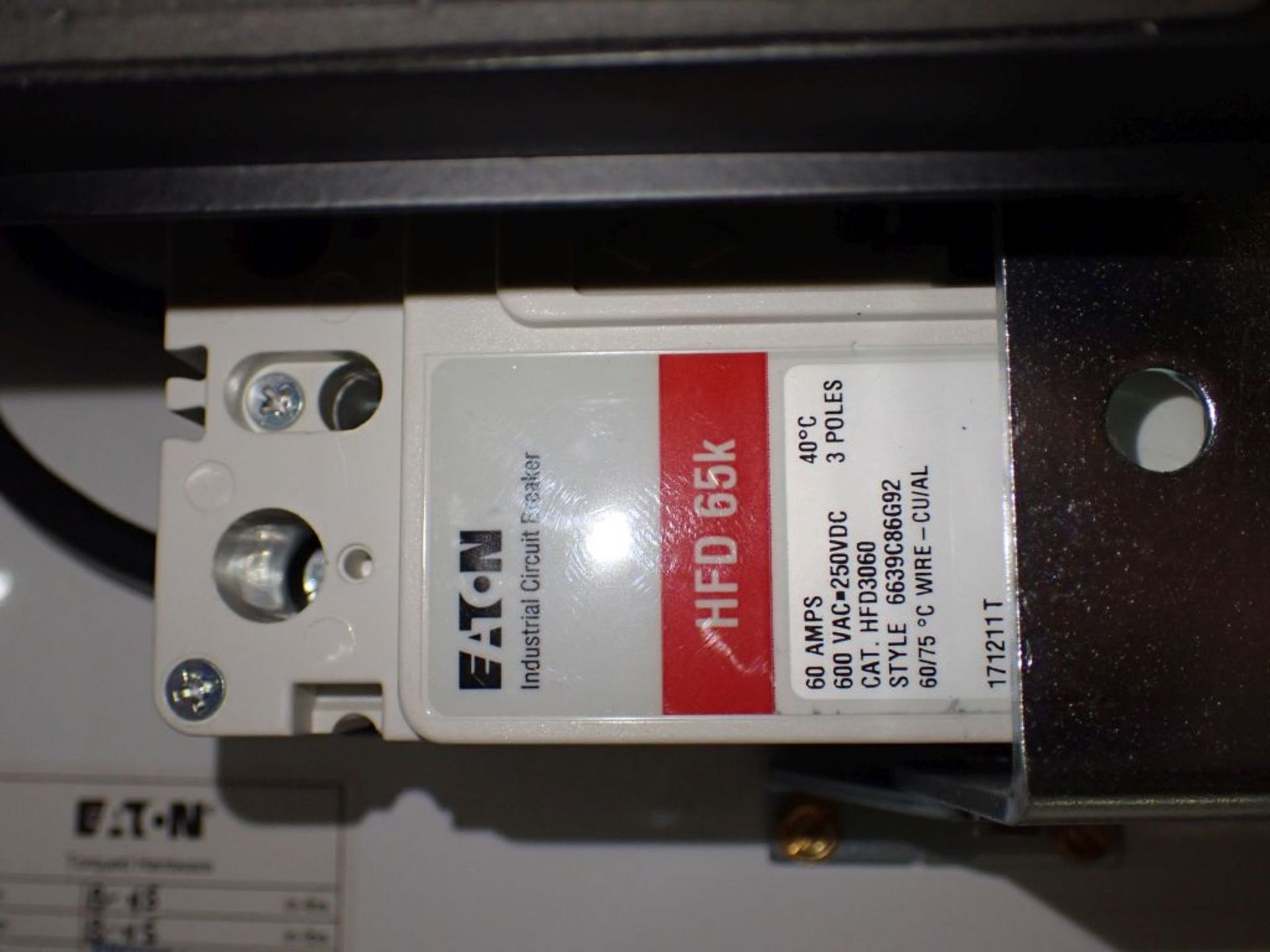 Eaton Freedom Flashgard Motor Control Center | (3) F216-15A-10HP; (1) FDRB-125A, with 150A - Image 57 of 57