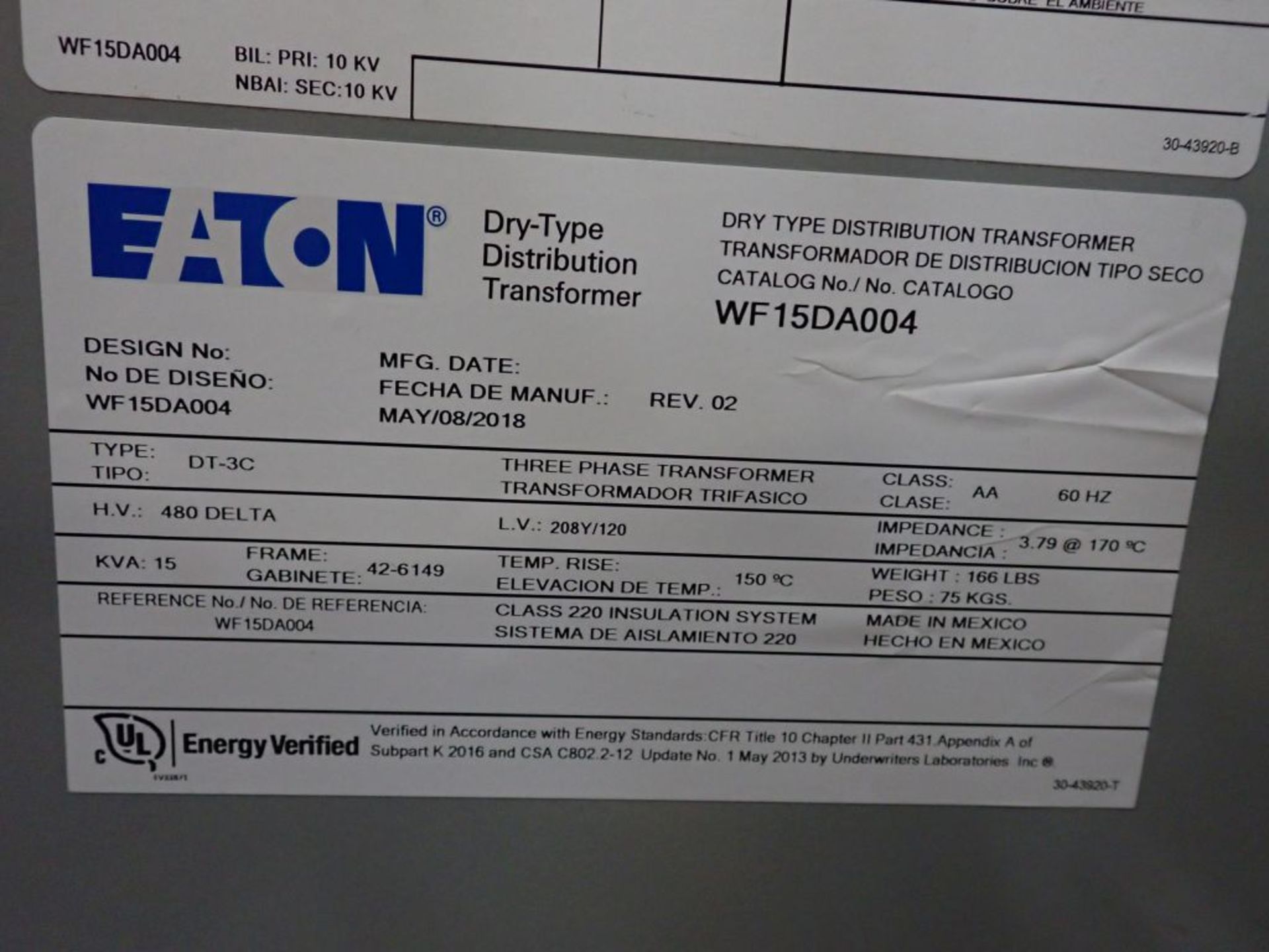 Eaton Freedom Series 2100 Motor Control Center | New Installed; Includes:; (1) FDRB-250A; (1) - Image 39 of 50