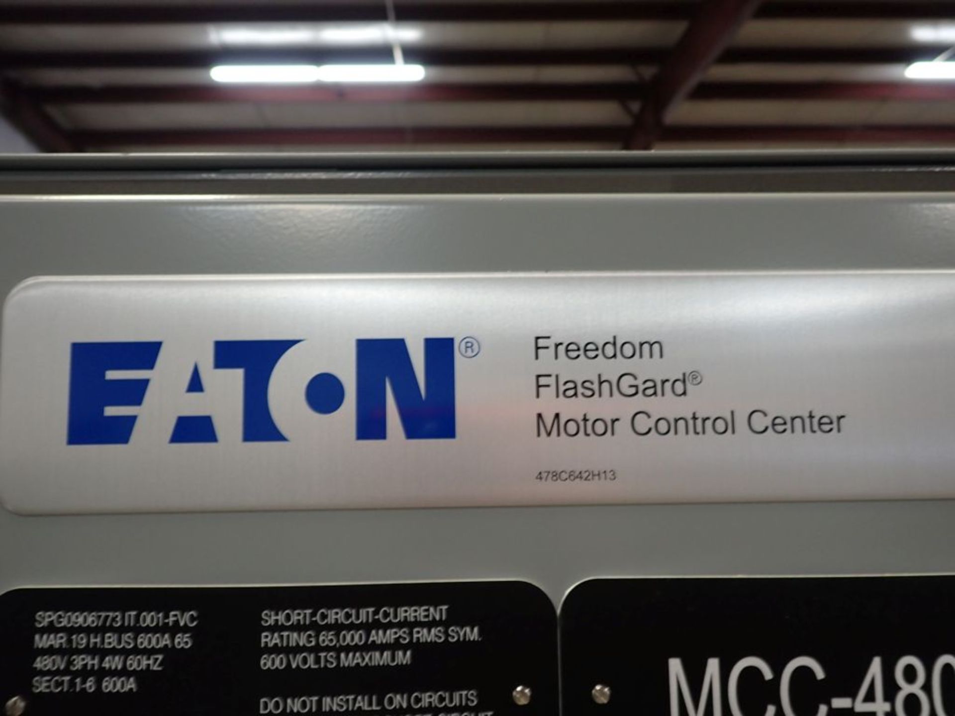 Eaton Freedom Flashgard Motor Control Center | Never Installed; Includes:; (1) SPD 30A; (1) MTRG; ( - Image 18 of 28