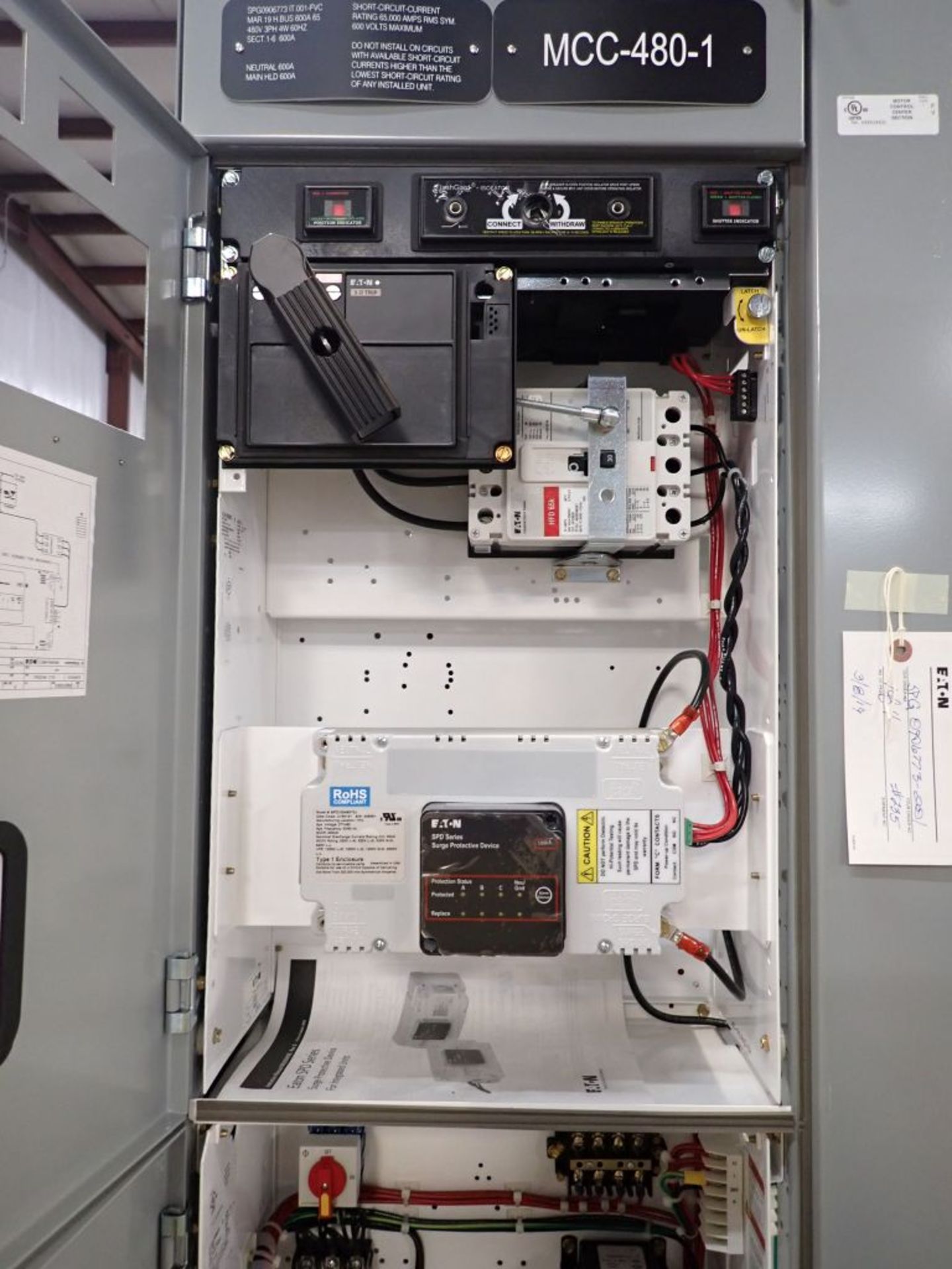 Eaton Freedom Flashgard Motor Control Center | Never Installed; Includes:; (1) SPD 30A; (1) MTRG; ( - Image 11 of 28