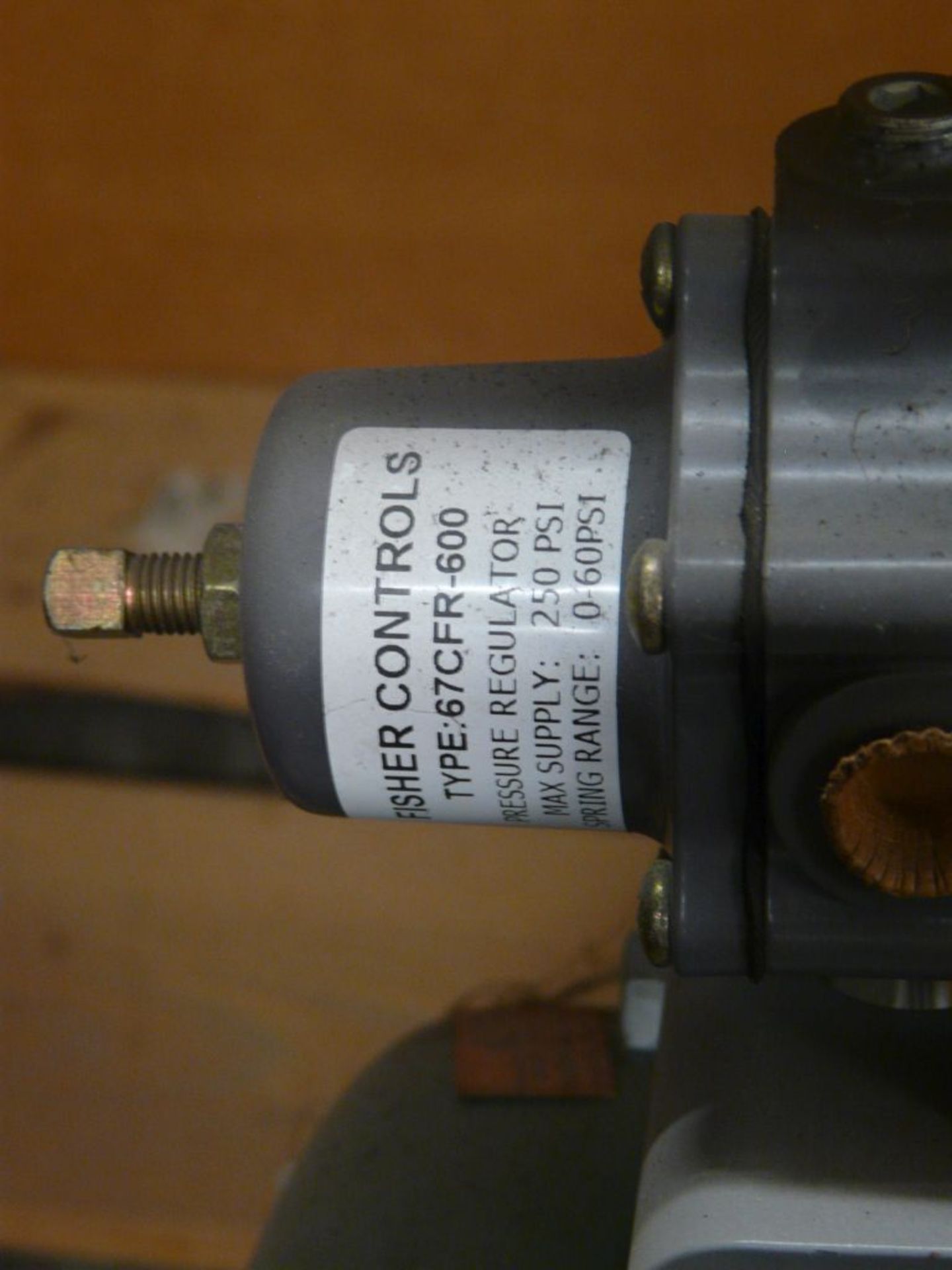 Fisher Controls Pressure Regulator - Type: 67CFR-600; 250 Max PSI - Image 8 of 9