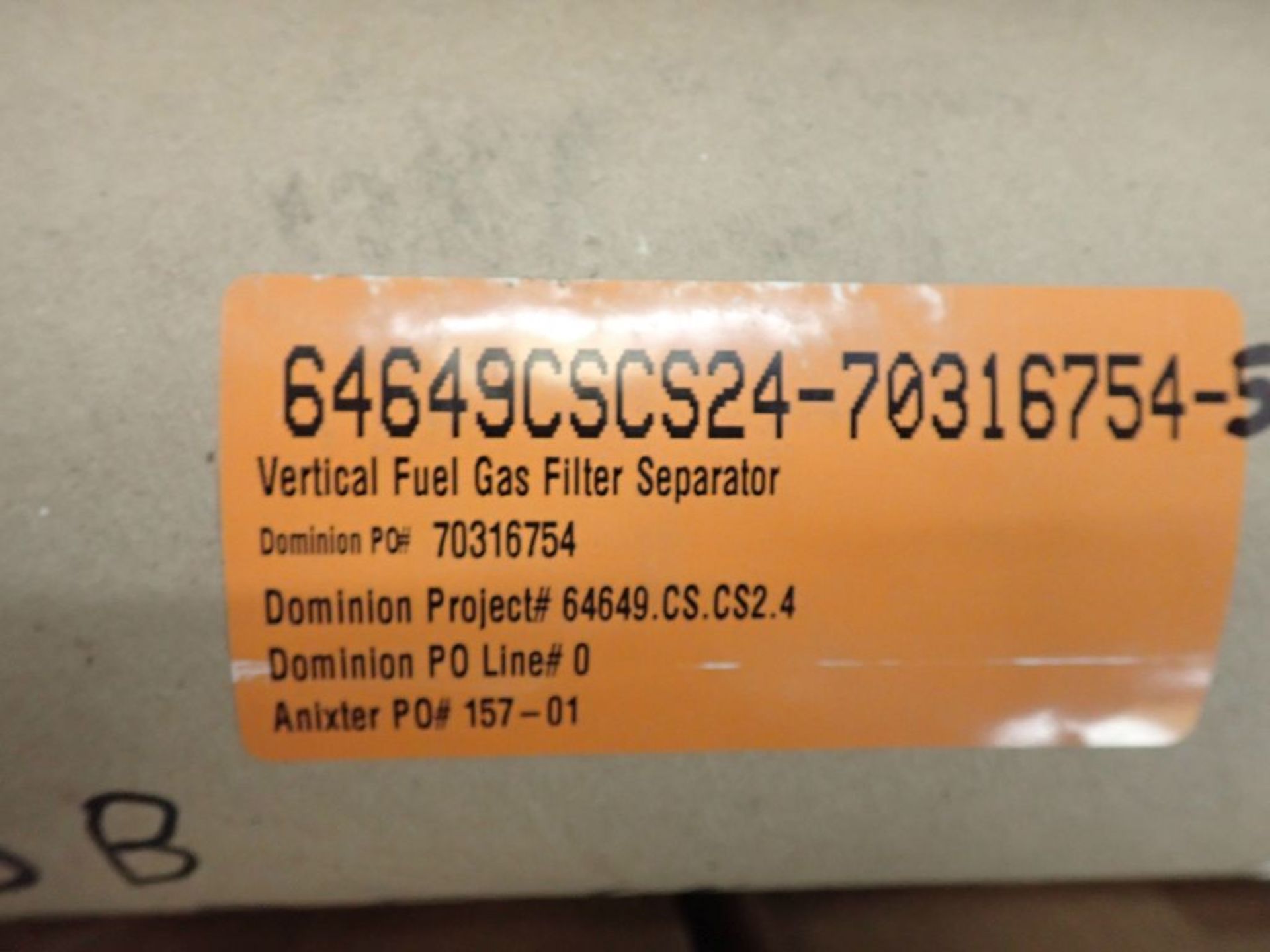Lot of Assorted Fuel Gas Separators - Includes:; 12-3/4" O.D. x 1579 PSIG; King Tool 703167S4-5B; - Image 5 of 14