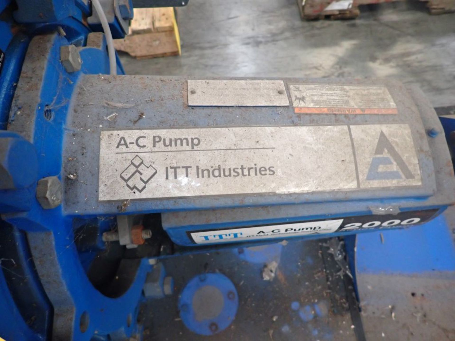 ITT AC Pump - Part No. 1BE003; Frame No. 500 - Image 2 of 3