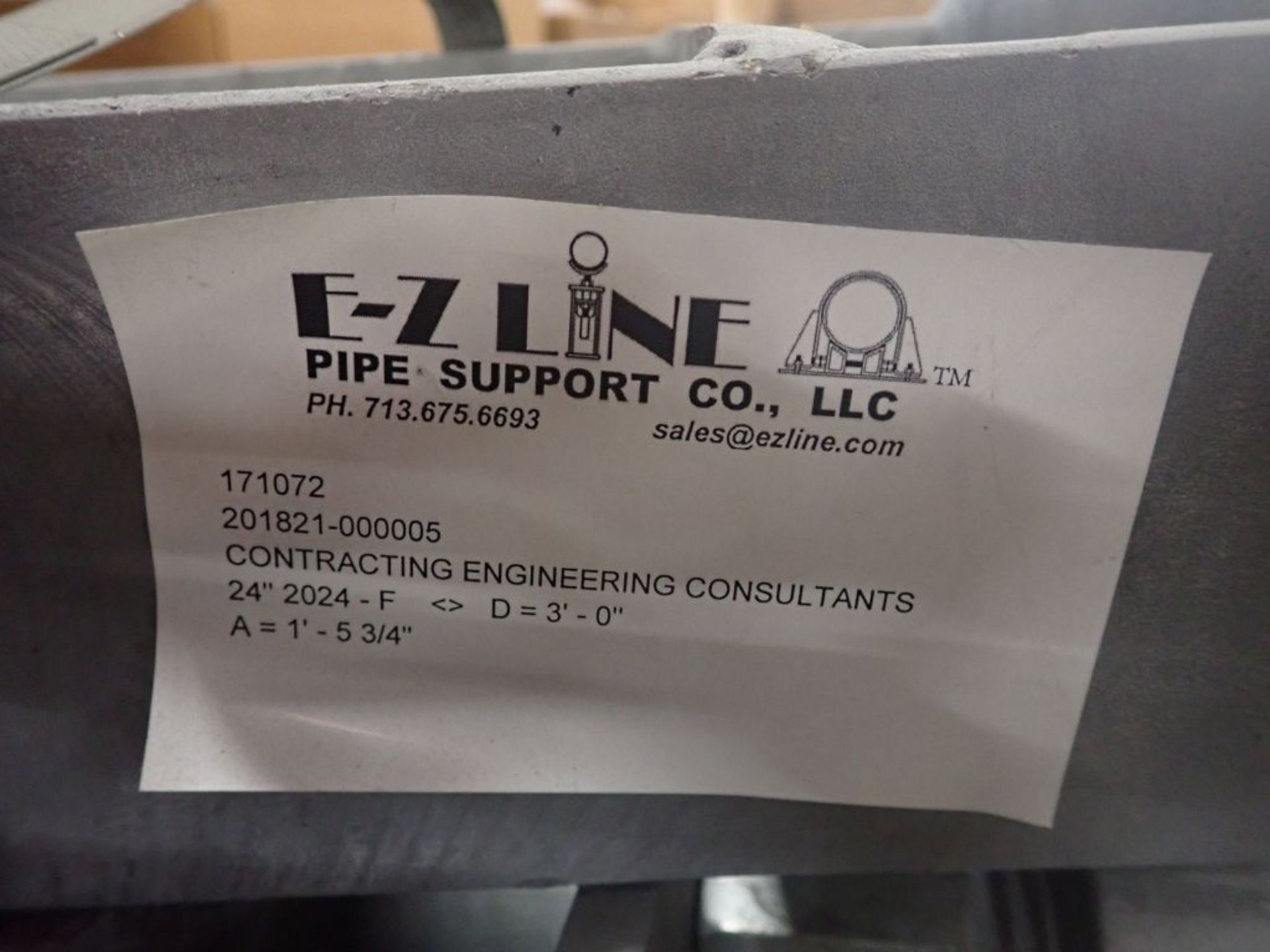 Lot of (4) Pipe Stands and (1) Safety Gate - (4) E-Z Line 24" Pipe Stands, Part No. 171072; (1) - Image 12 of 13