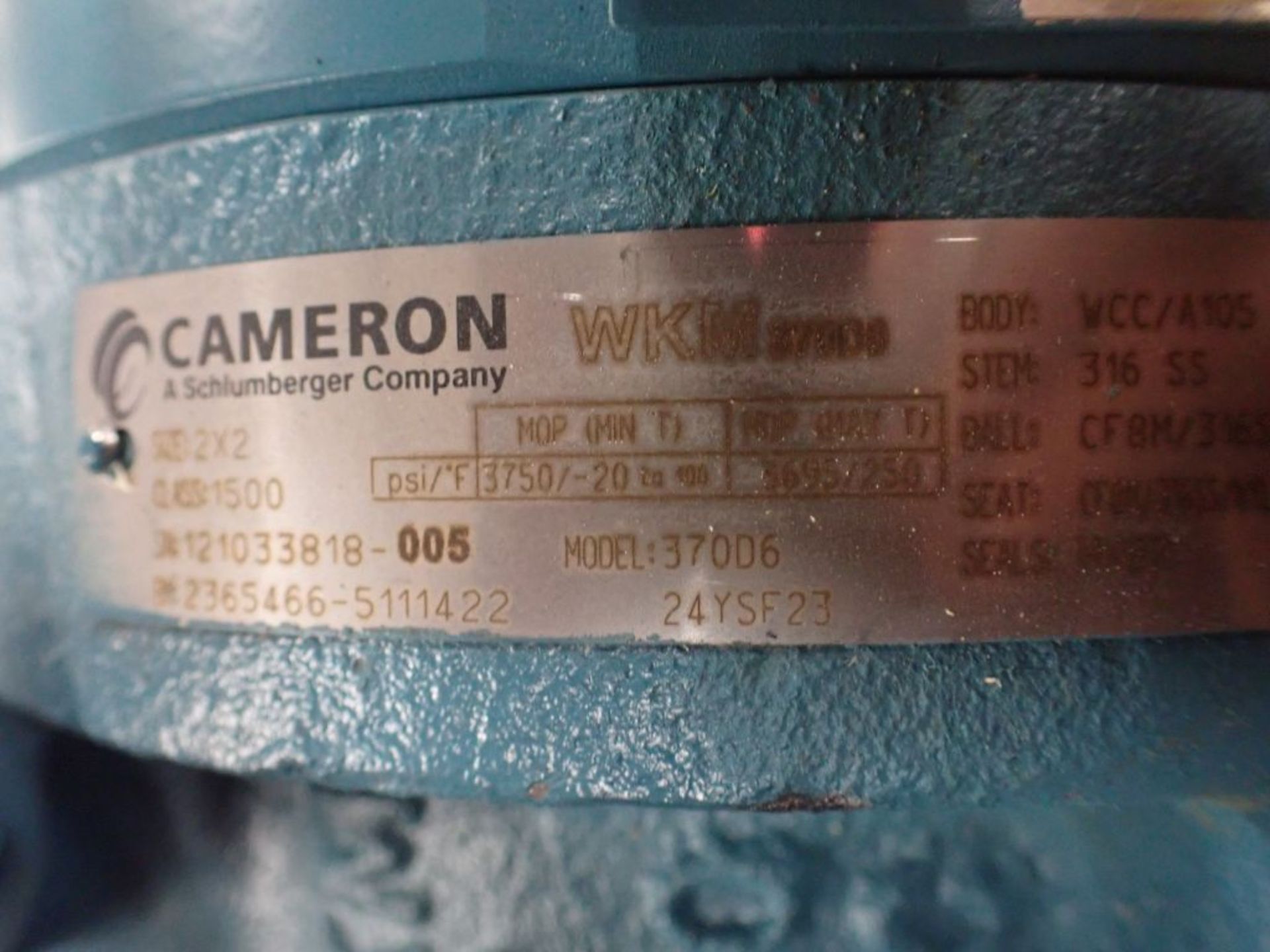 Cameron Valve - Serial No. 121033818; Model No. 370D6 - Image 6 of 10