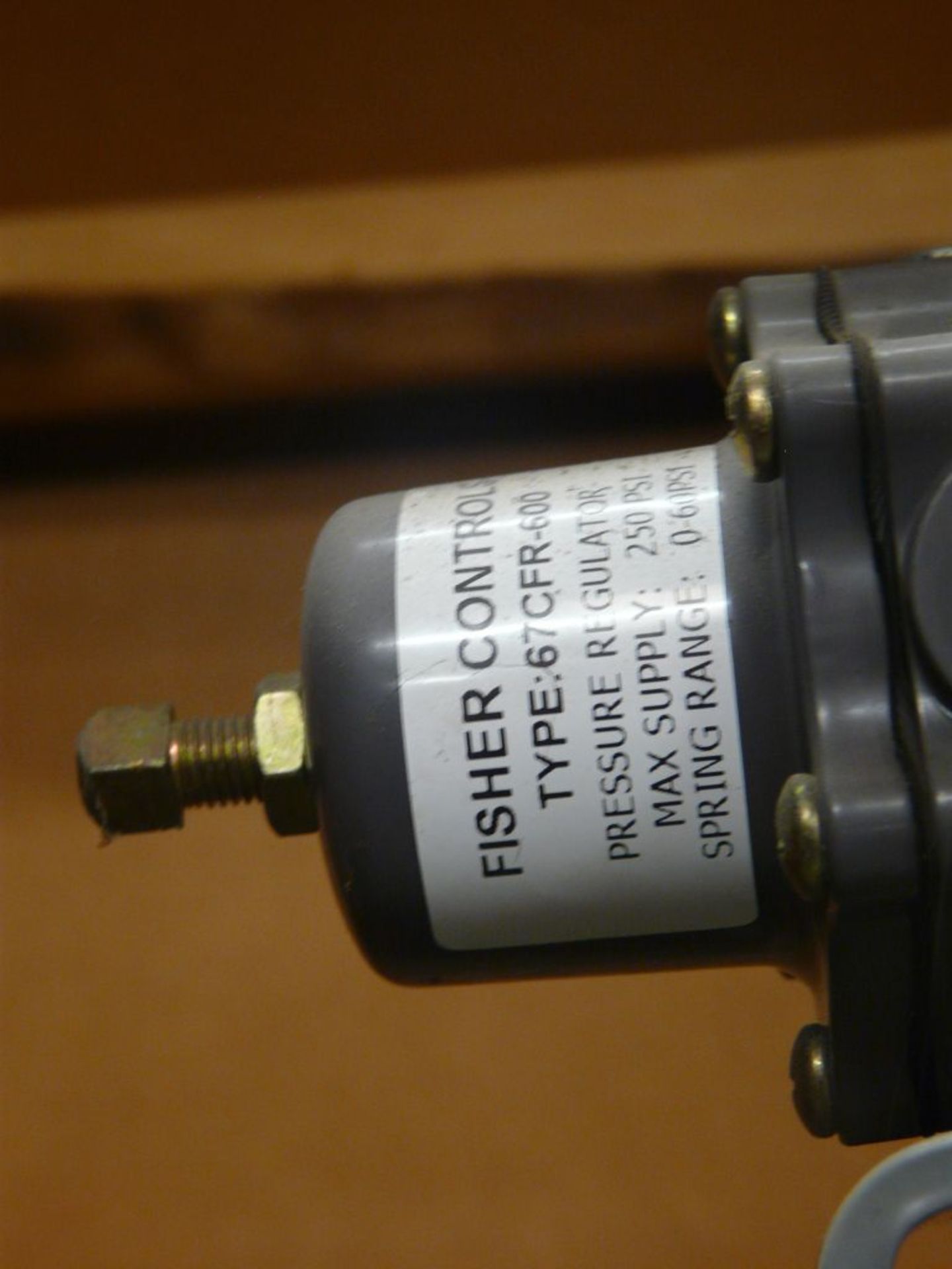Fisher Controls Pressure Regulator - Type: 67CFR-600; 250 Max PSI - Image 7 of 9