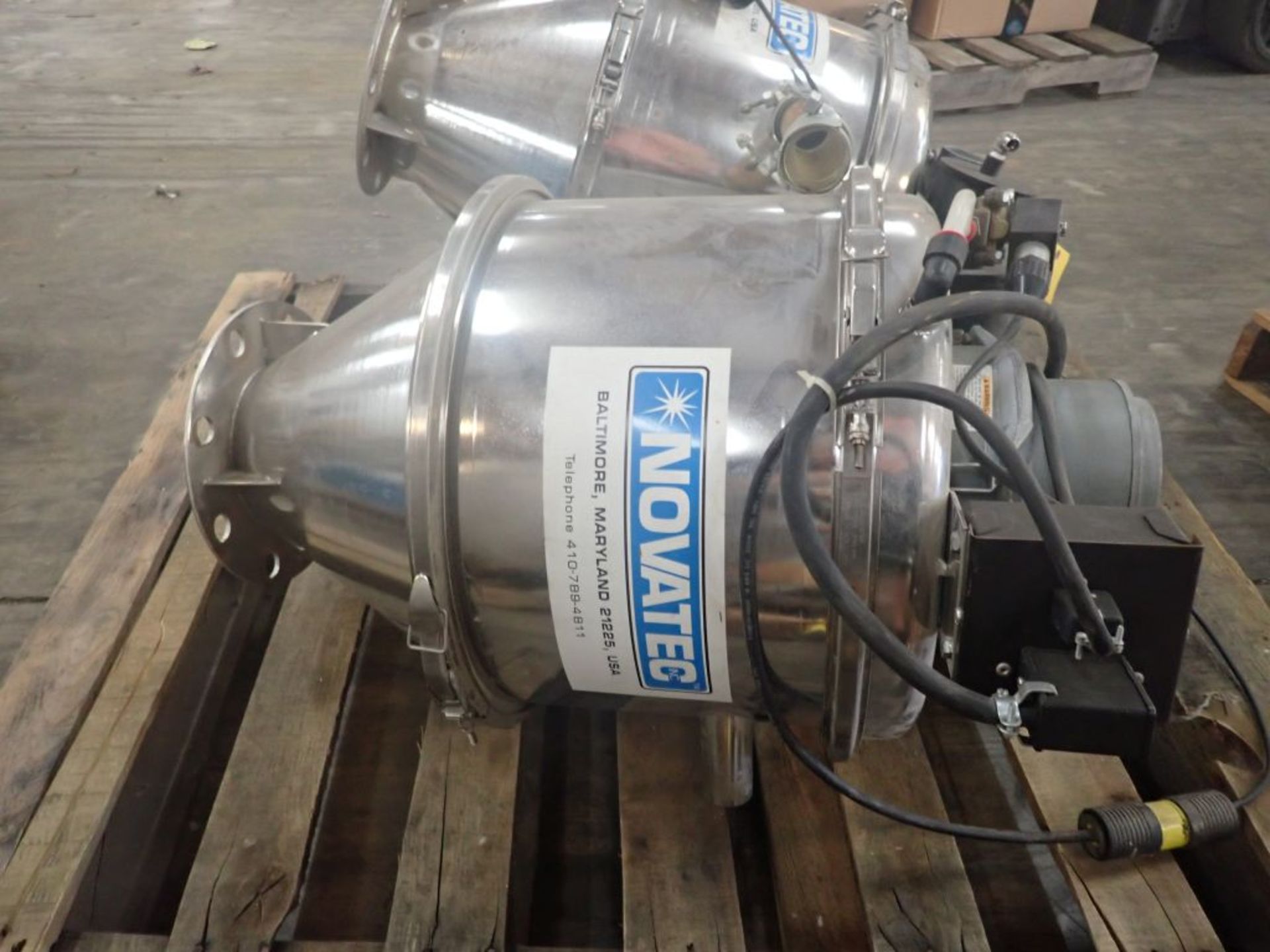 Lot of (2) Novatec Storage Hoppers w/Attachments - Complete Valve, Cat No. 06F22C2140AAF4C05 - Image 3 of 11