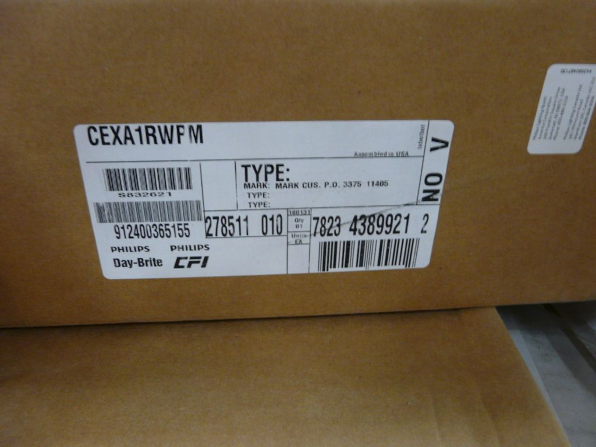 Lot of (20) LED Exit Signs - Model No. CEXAIRWPM; 120 VAC - Image 5 of 6