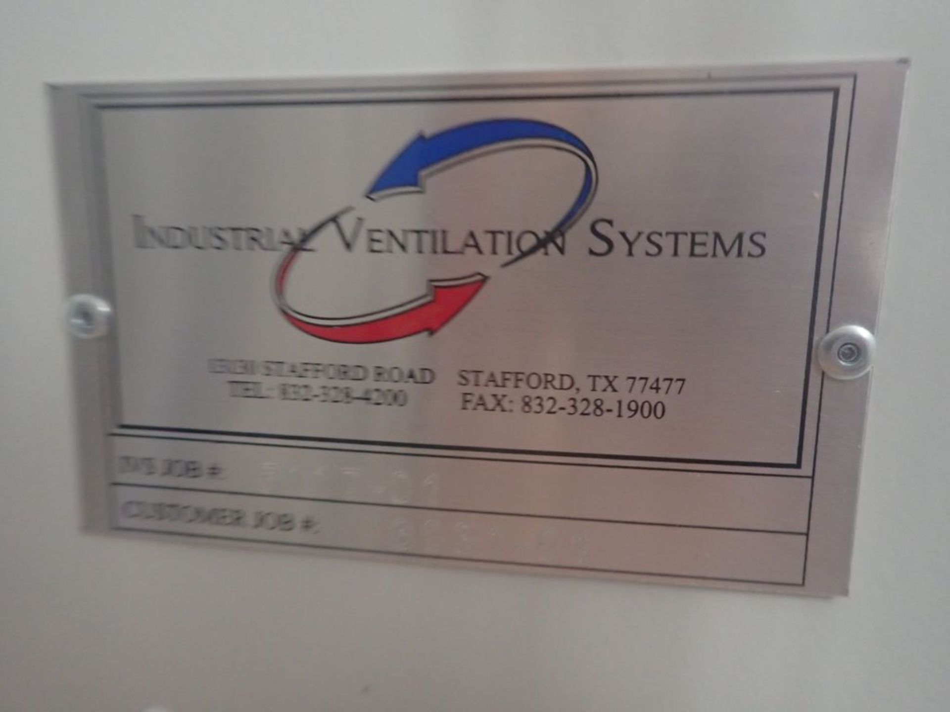 Industrial Ventilation Series Hood w/Gauge - IVS Job No. 5117-01; Customer Job No. 3031-31 - Image 3 of 4