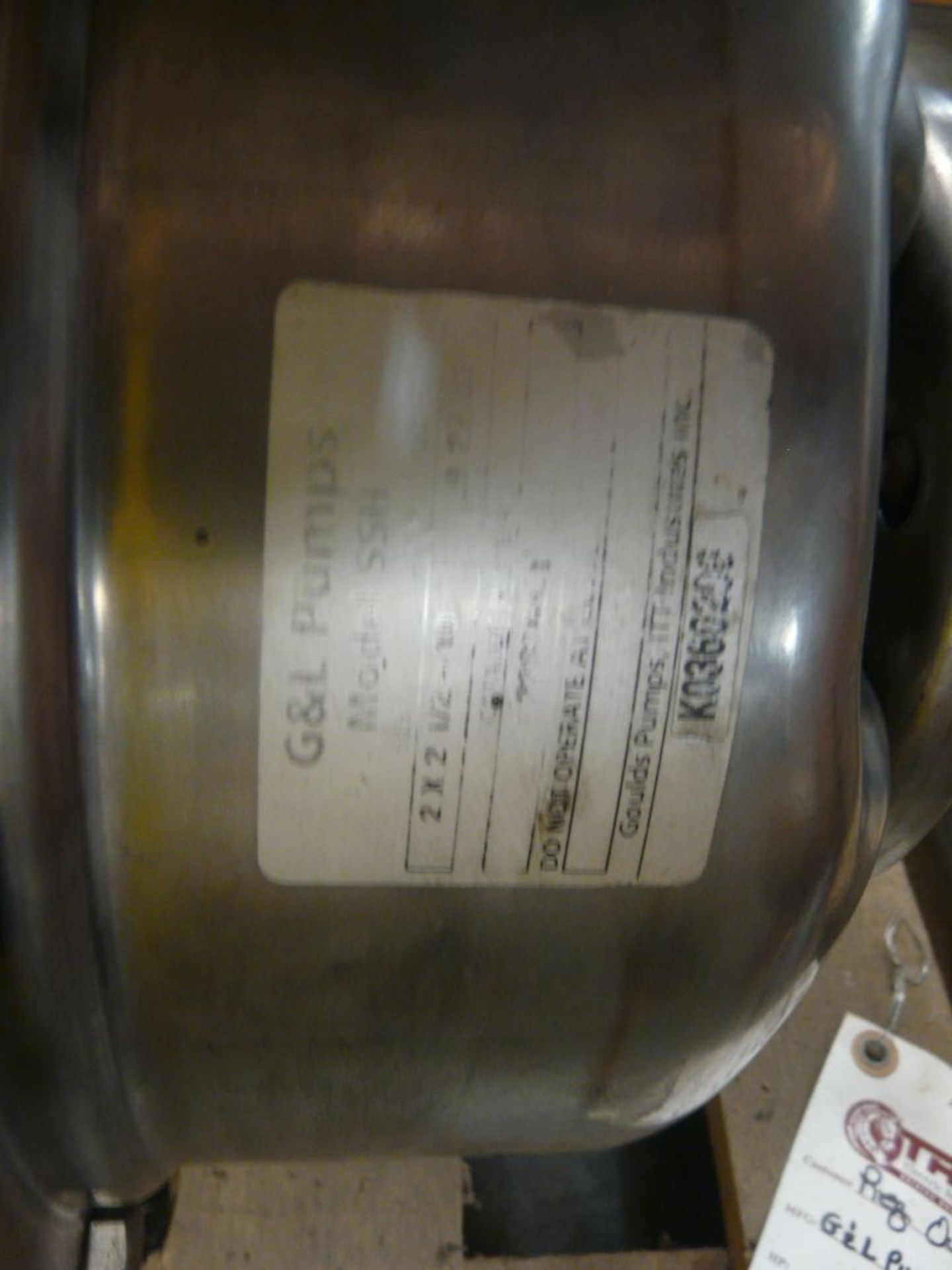 G&L Pumps Pump - Model No. SSR; Cat No. 228308.1 - Image 4 of 5