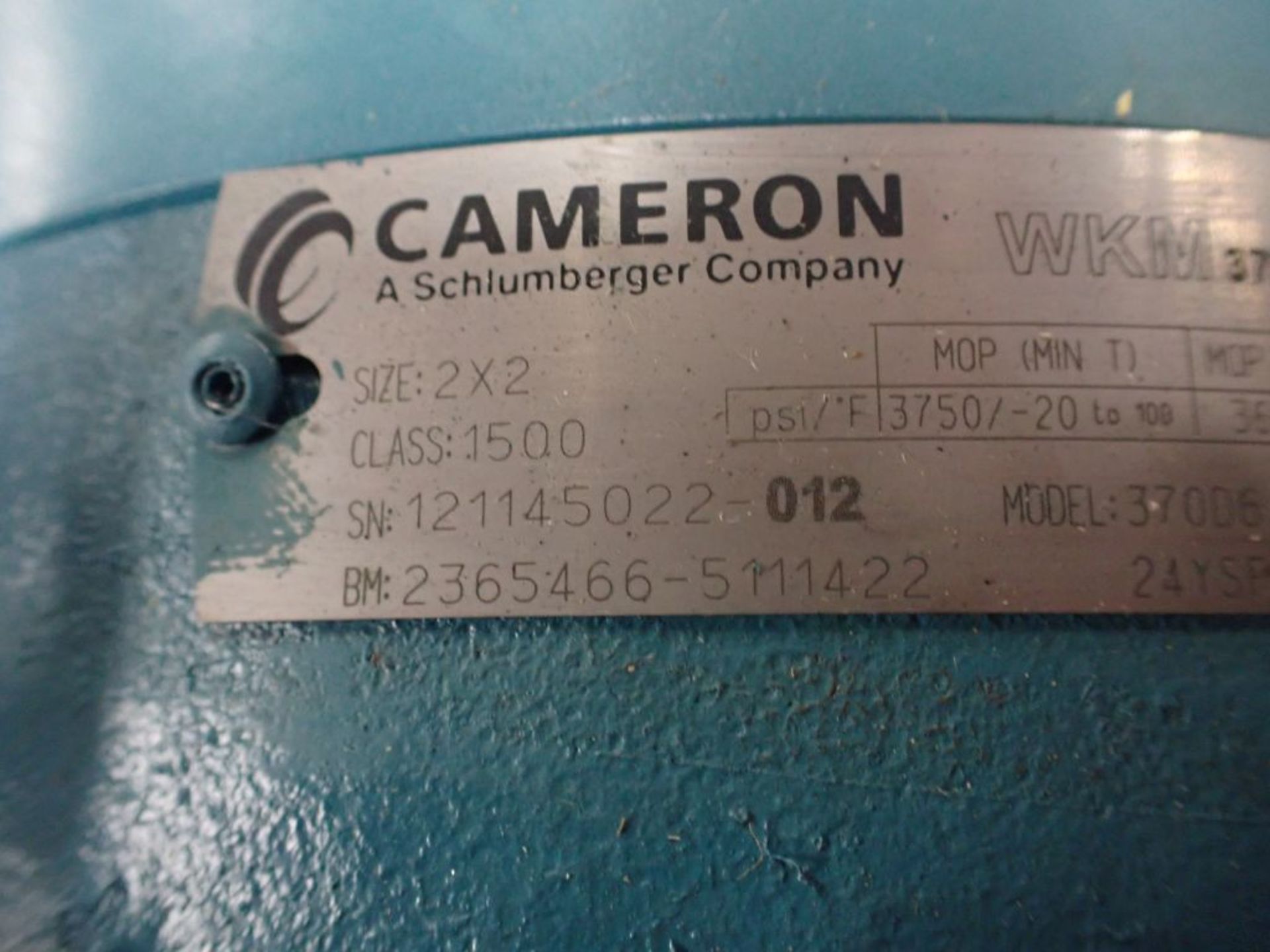 Cameron Valve - Serial No. 121145022; Model No. 370D6 - Image 6 of 8