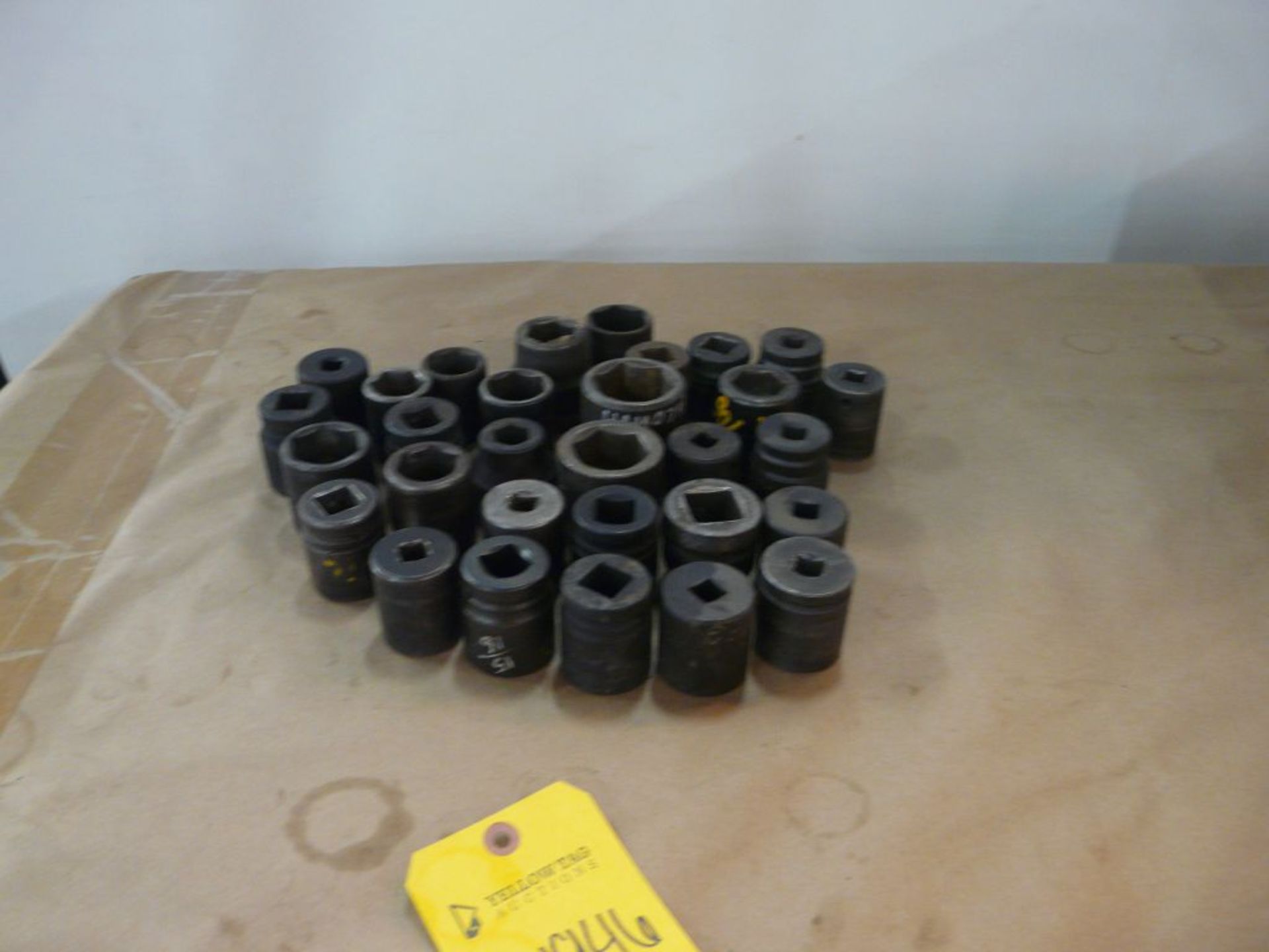 Lot of (30) Heavy Duty Sockets - Drive Sizes Include: 1"; 1/2"; 5/8"; Tag: 214946