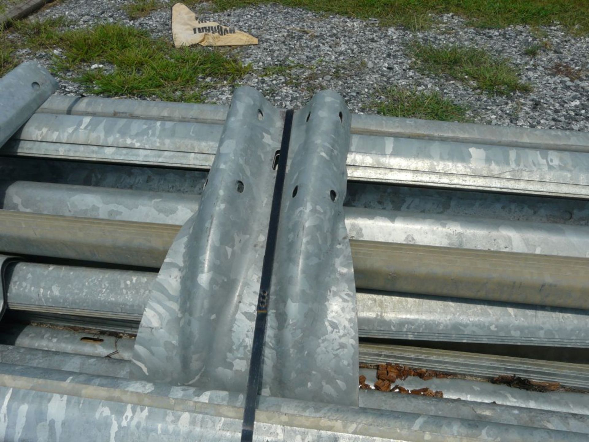 Lot of Guard Rail Pieces; Tag: 215286 - Image 5 of 7