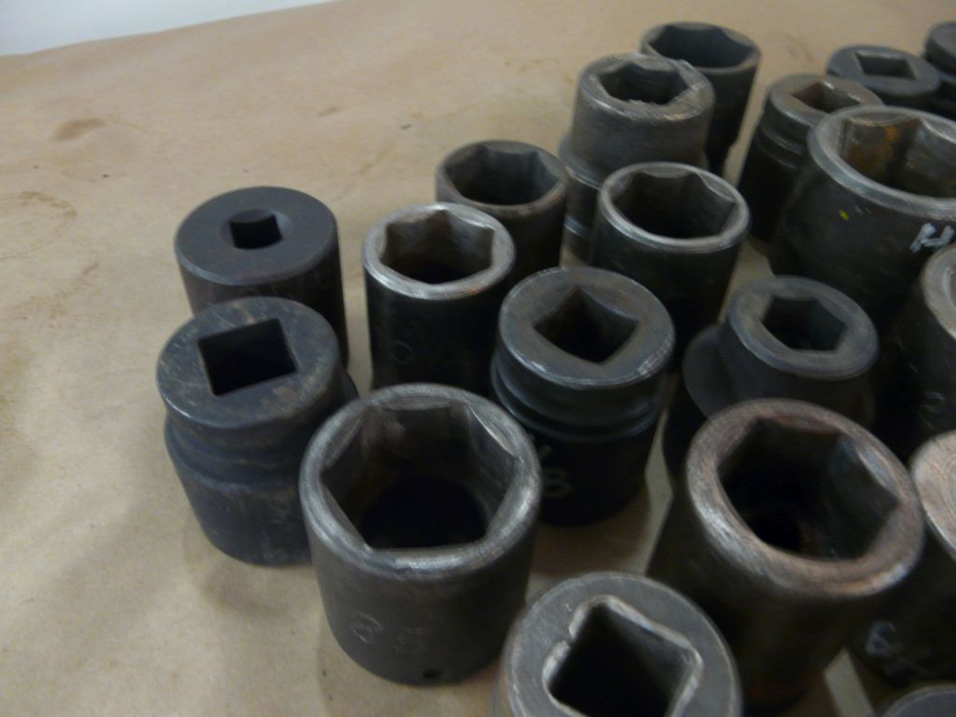 Lot of (30) Heavy Duty Sockets - Drive Sizes Include: 1"; 1/2"; 5/8"; Tag: 214946 - Image 3 of 6