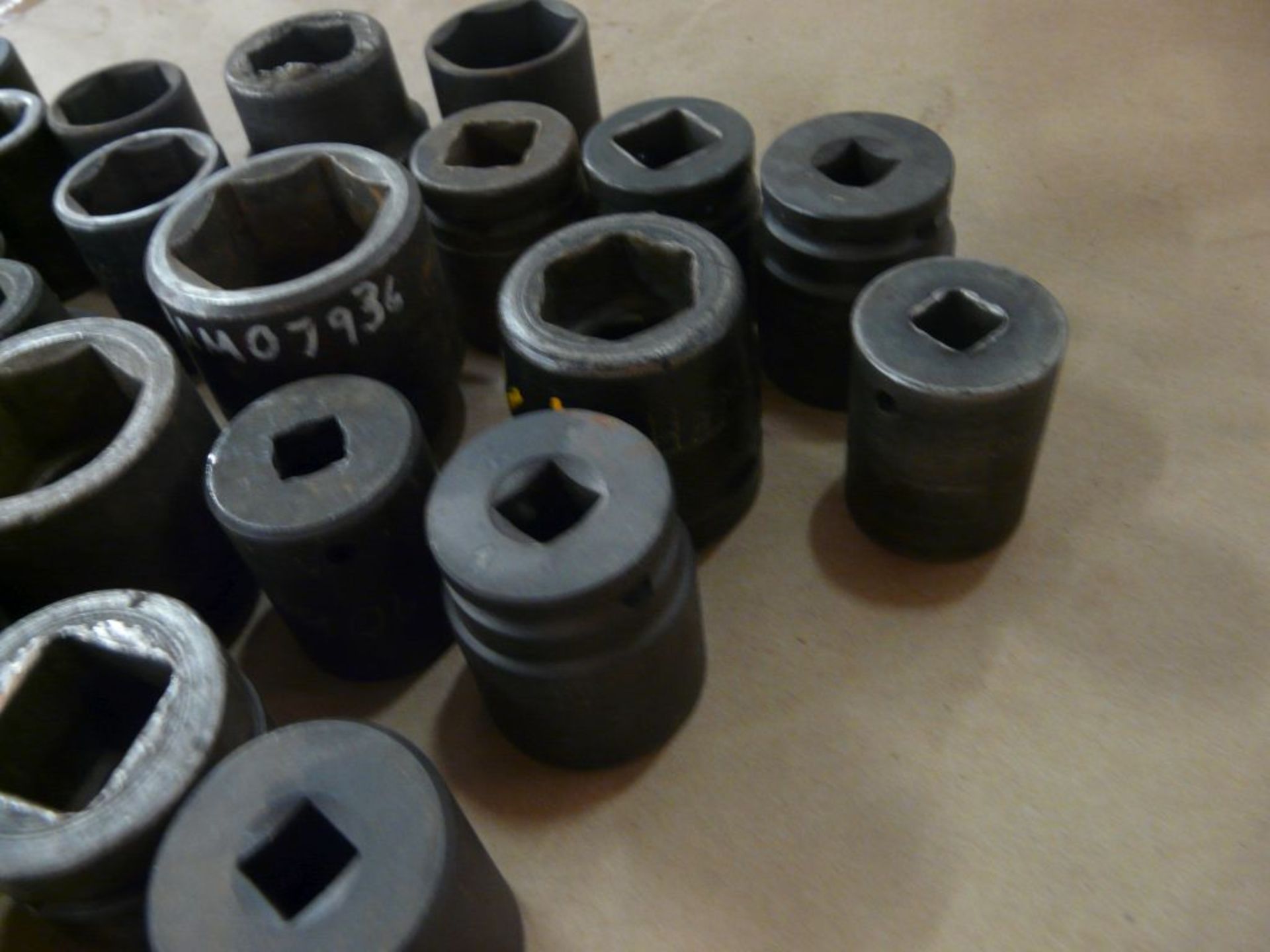 Lot of (30) Heavy Duty Sockets - Drive Sizes Include: 1"; 1/2"; 5/8"; Tag: 214946 - Image 5 of 6