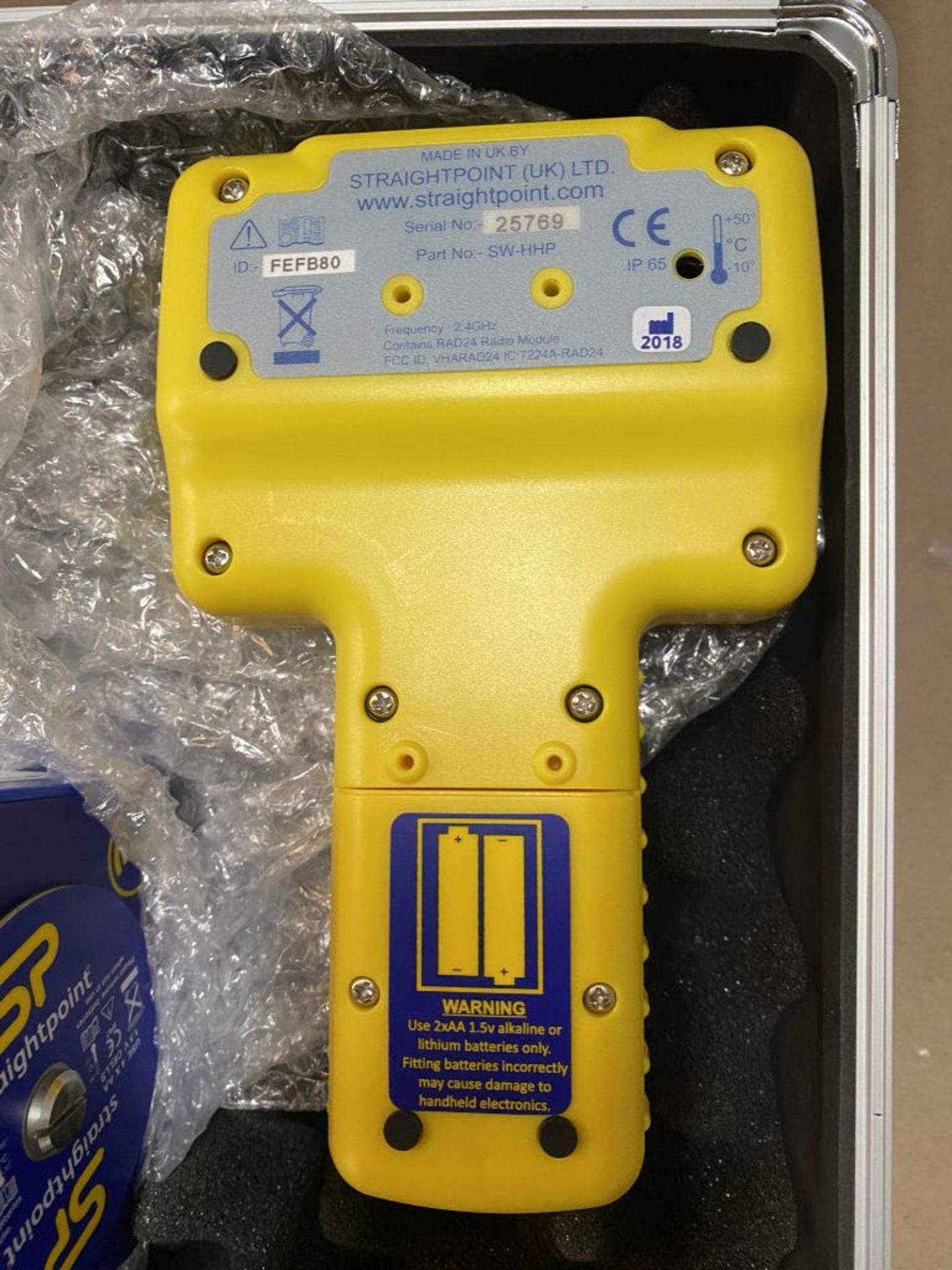 Straight Point Wireless Handheld & Loadcell/Shackle; Tag: 214833 - Image 4 of 19