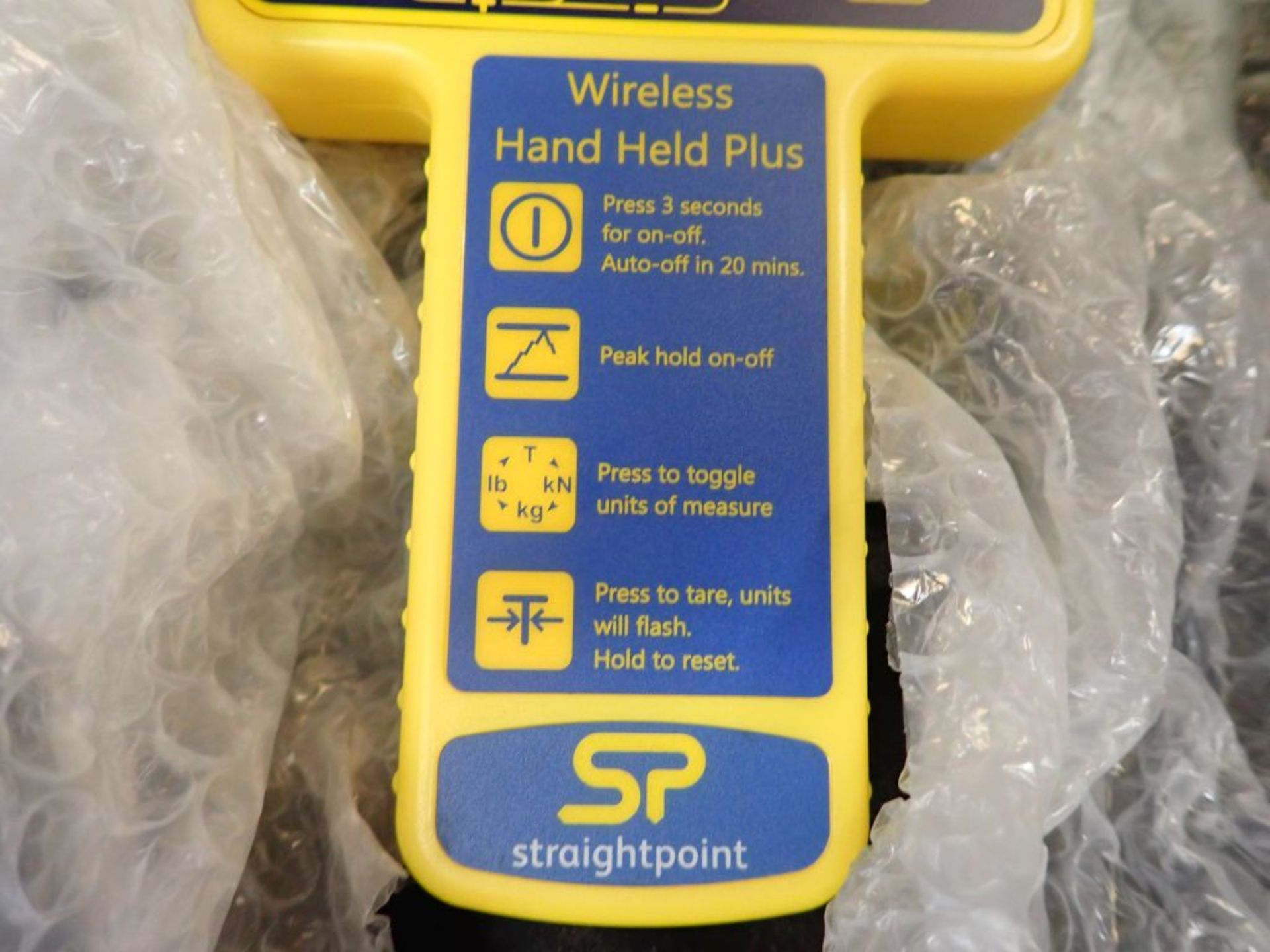 Straight Point Wireless Handheld & Loadcell/Shackle; Tag: 214833 - Image 15 of 19