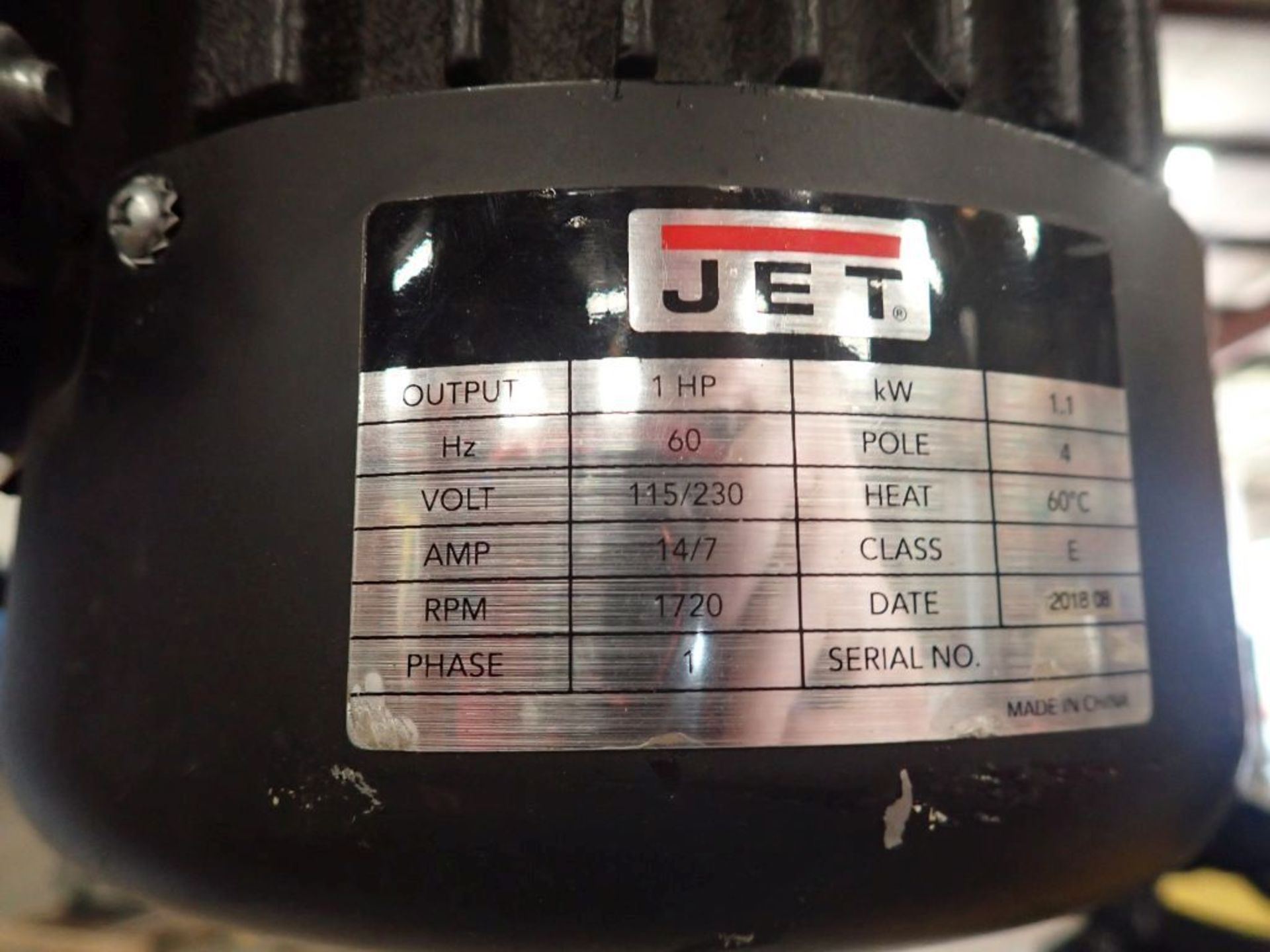 20" Jet Floor Drill Press - Serial No. 18082228; Model No. J-2550; Tag: 215125 - Image 7 of 13