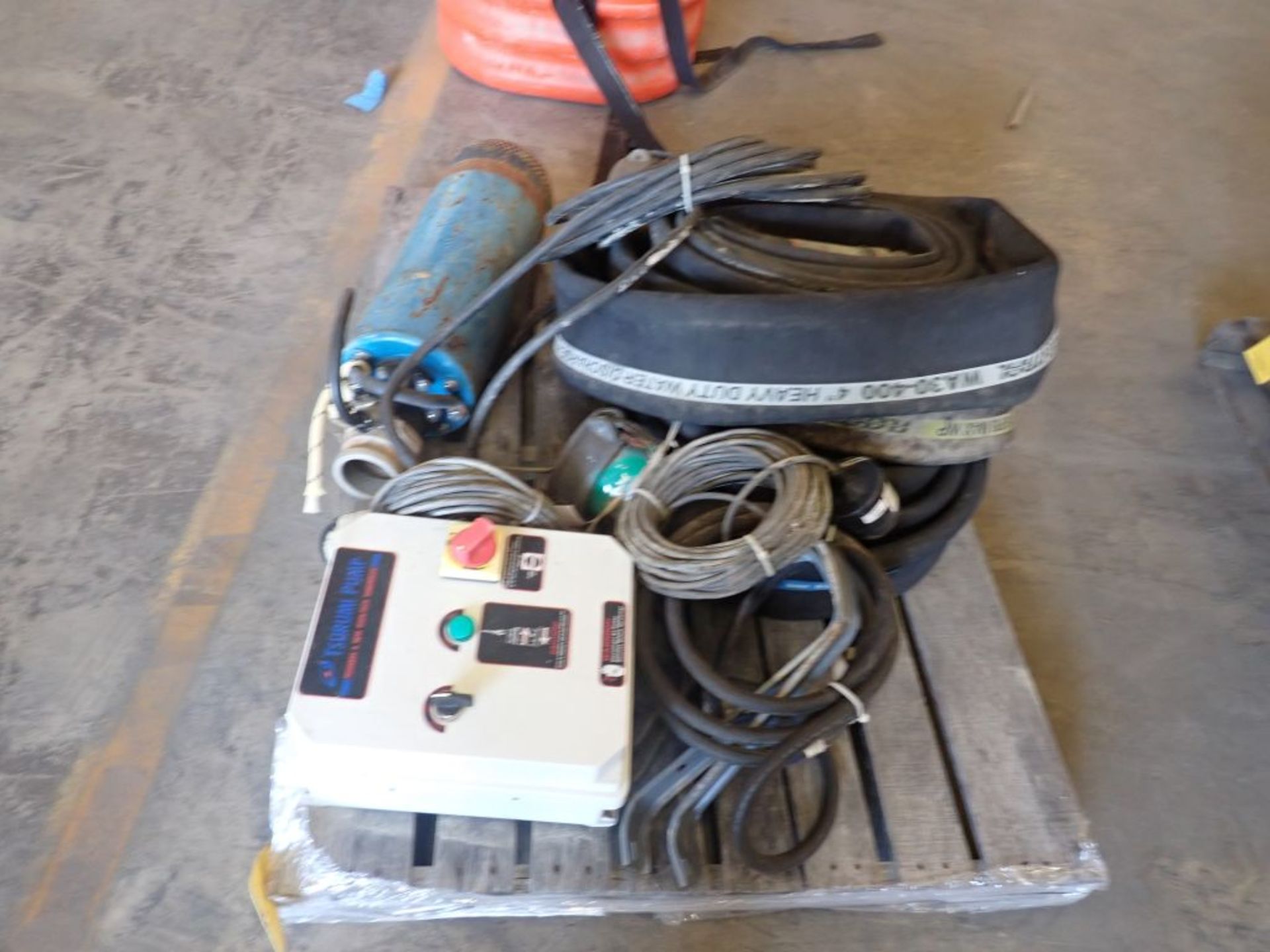 Lot of Assorted Components - Includes: Tsurumi Pump; Water Discharge Hose; Tag: 214858 - Image 6 of 16