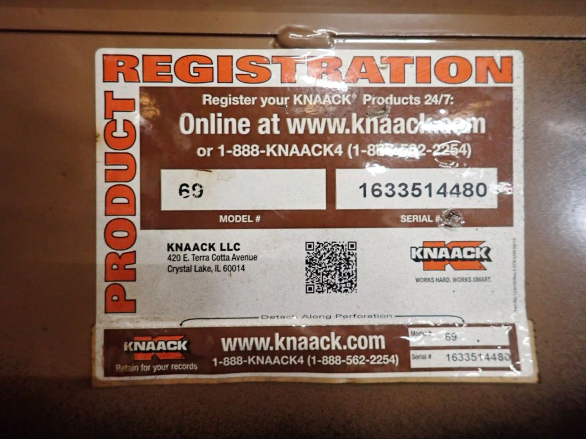 Knaack Job Box - 61"L x 31"W x 38.5"H; Tag: 214894 - Image 3 of 6
