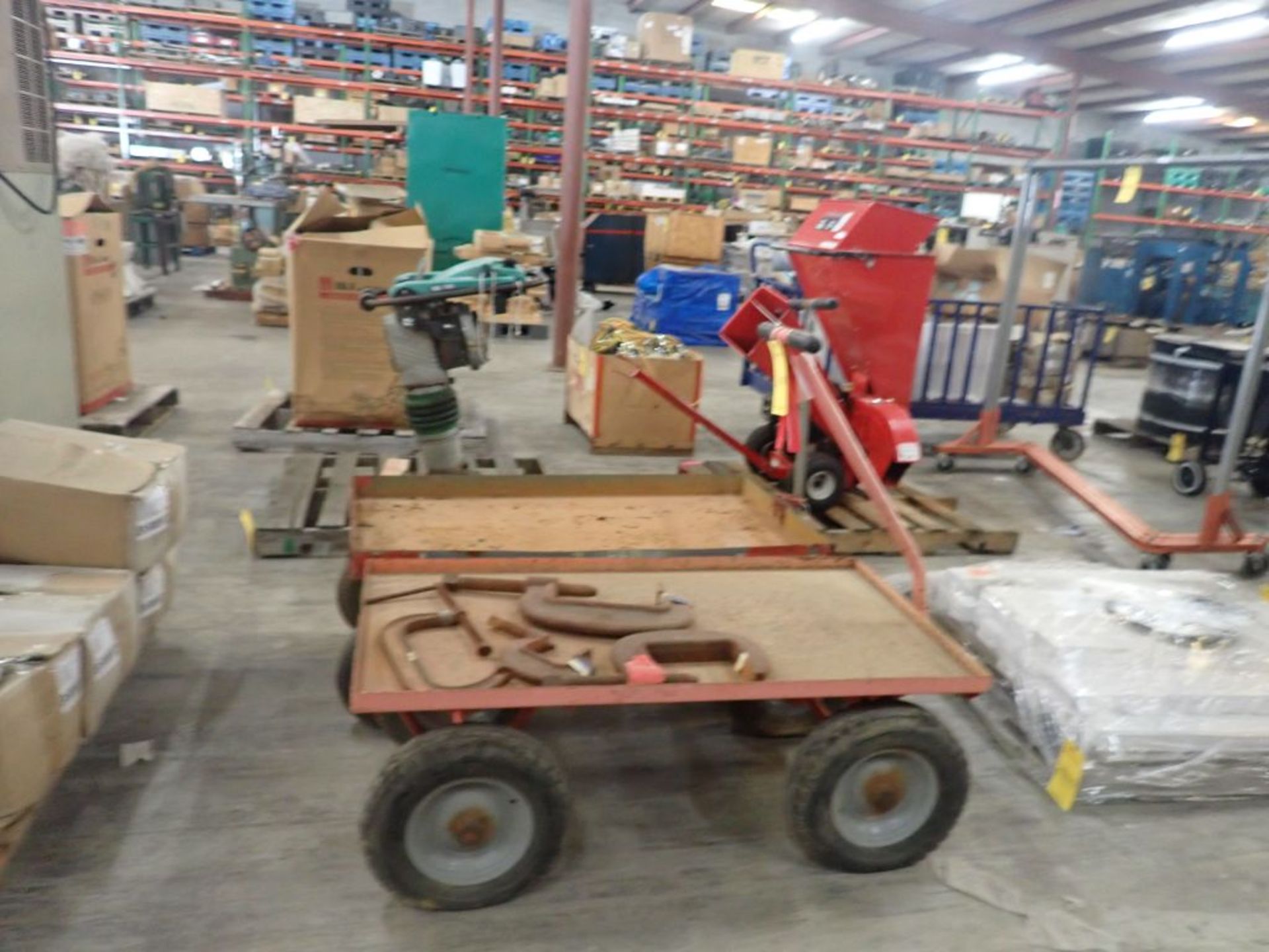 Lot of (2) Handled Wagons and (4) C-Clamps; Tag: 214848 - Image 8 of 16