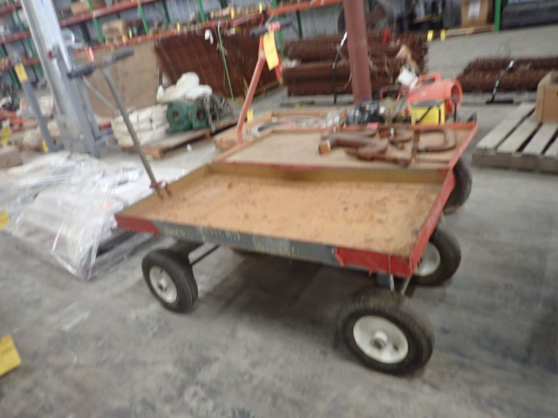 Lot of (2) Handled Wagons and (4) C-Clamps; Tag: 214848 - Image 3 of 16
