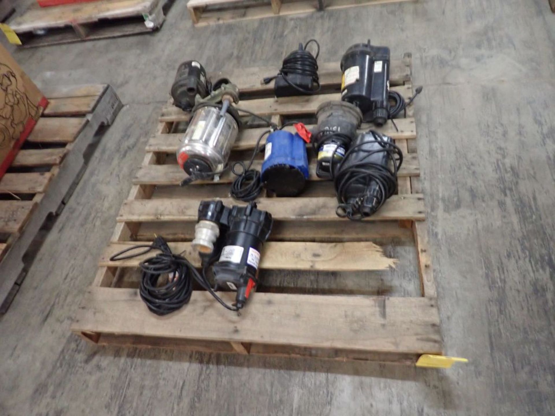 Lot of Assorted Submersible Pumps - Brands Include: DRS; Northern Industrial; Simer; Tag: 215079