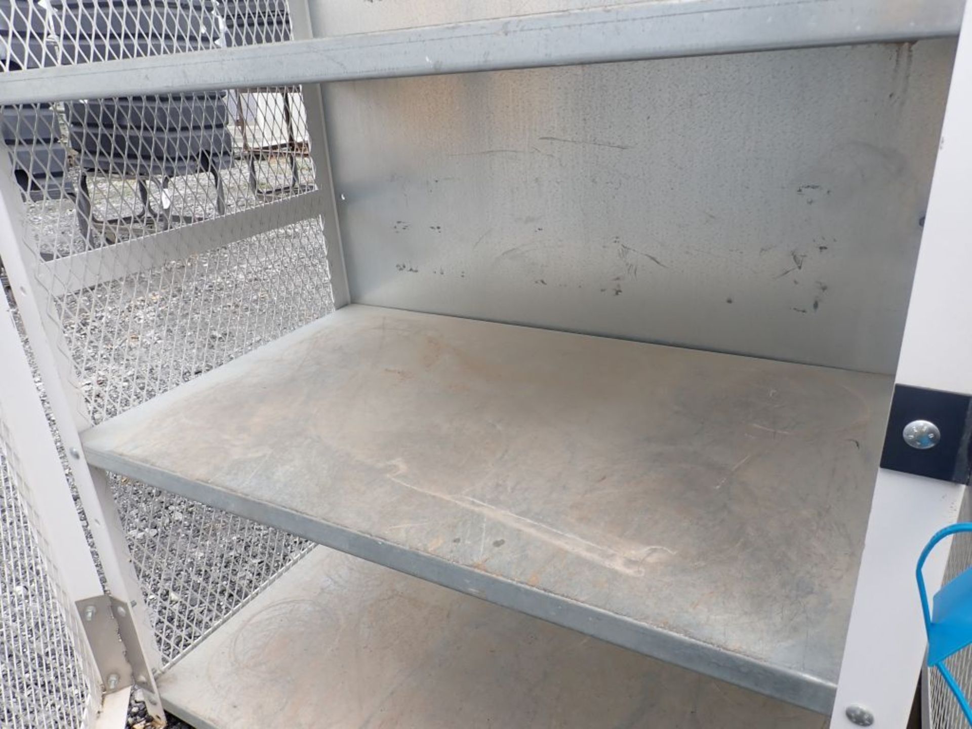 American Standard Metal Storage Cabinet - 29" x 44" x 65"; Tag: 215307 - Image 6 of 8
