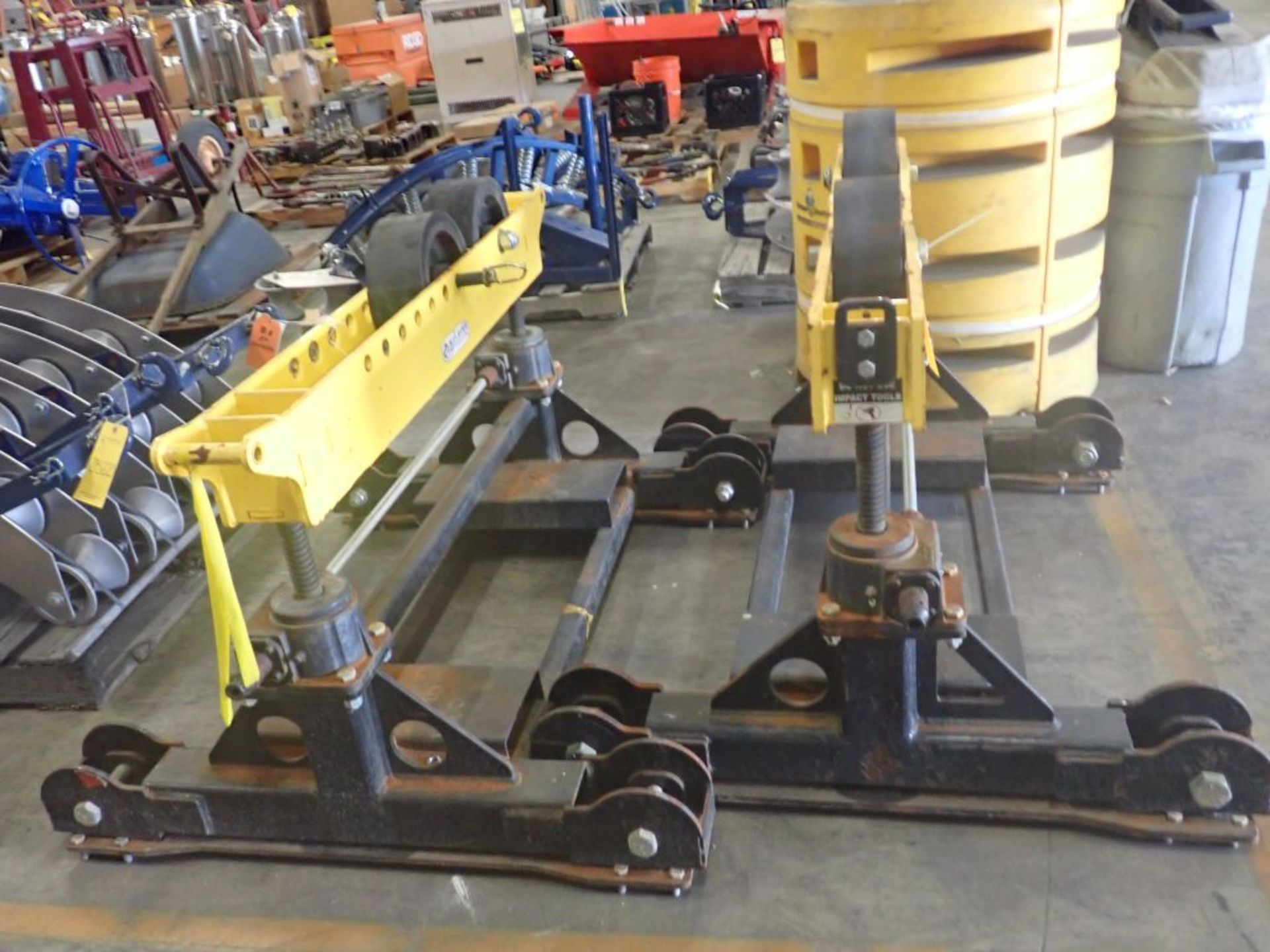 Lot of (2) Welding Automation Roller Stands - (1) Welding Automation HD Pipe Roller Stand Serial No. - Image 2 of 12