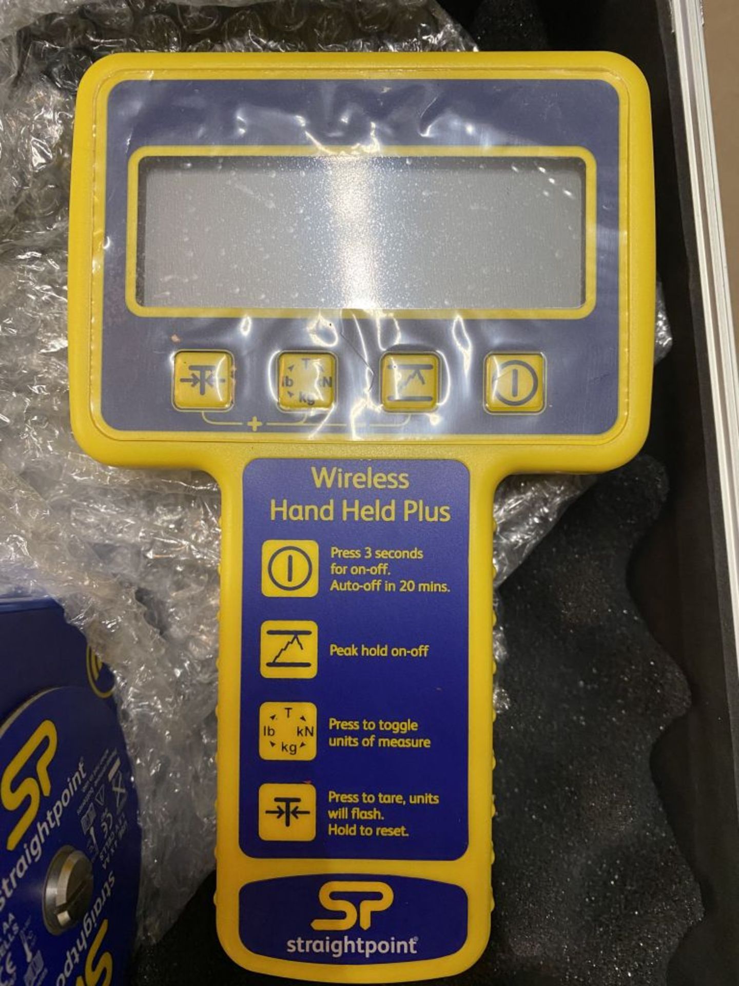 Straight Point Wireless Handheld & Loadcell/Shackle; Tag: 214833 - Image 3 of 19