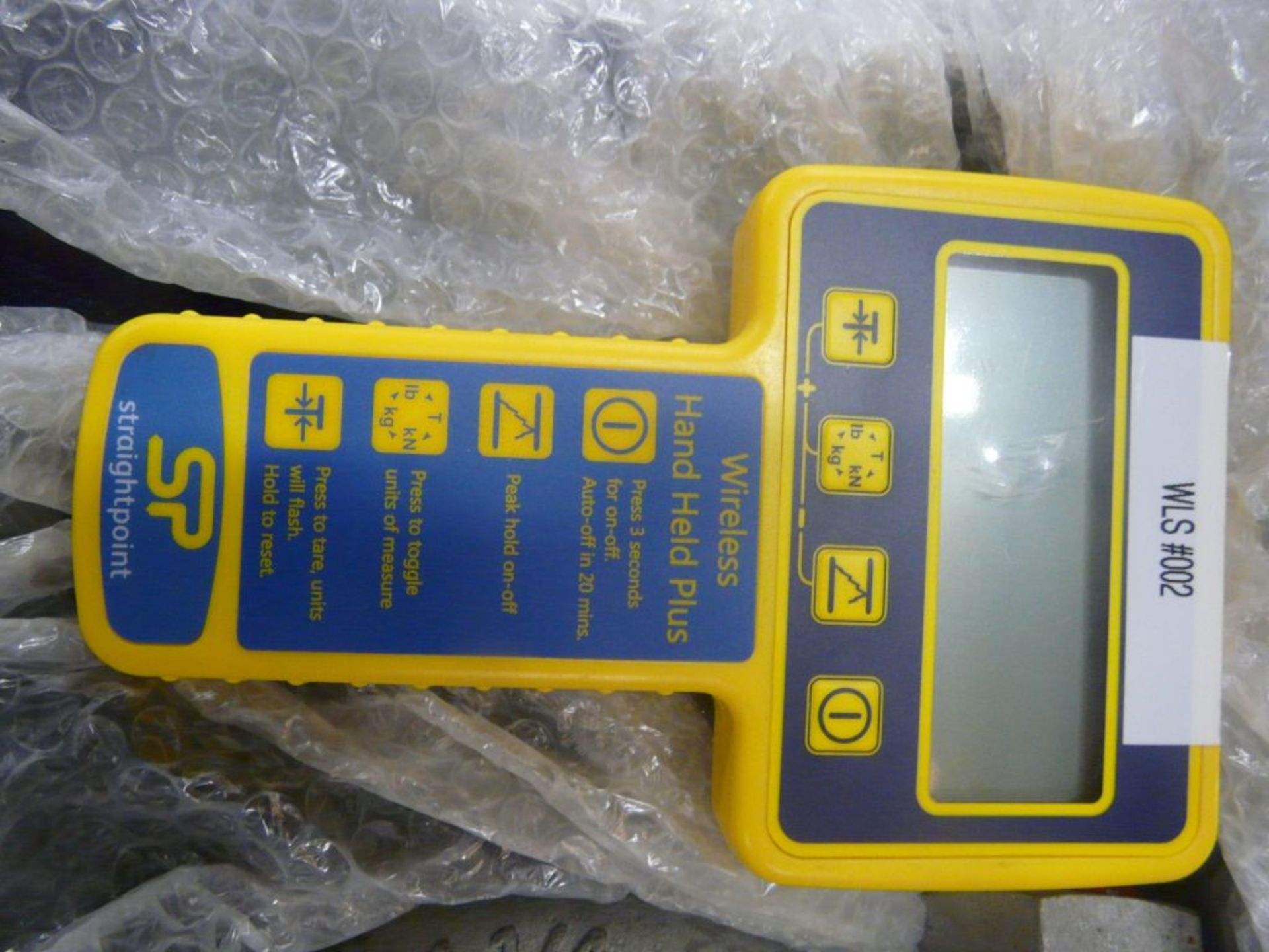 Straight Point Wireless Handheld & Loadcell/Shackle; Tag: 215197 - Image 3 of 5